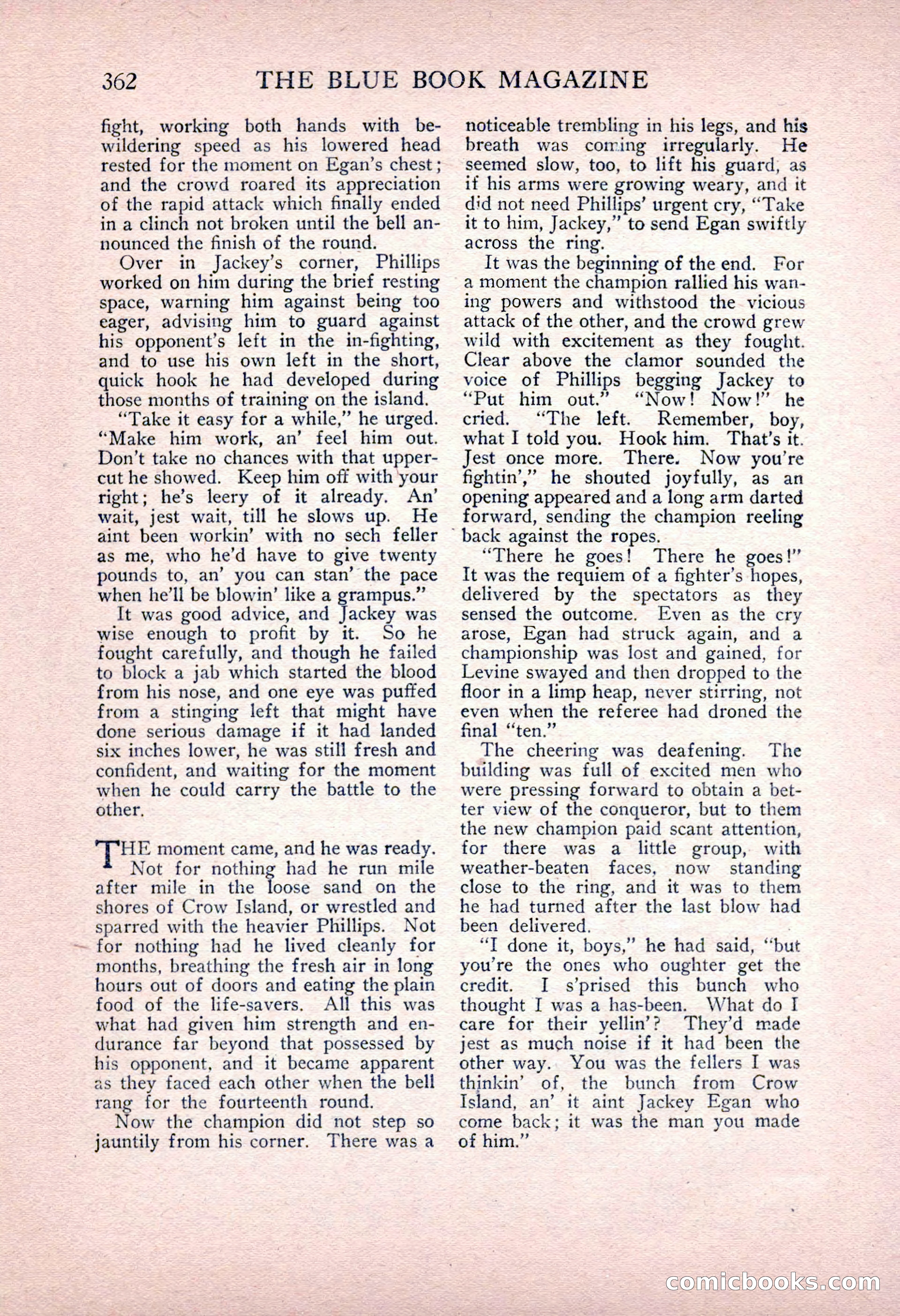 The Blue Book Magazine, June 1916 — page 126 of 262
