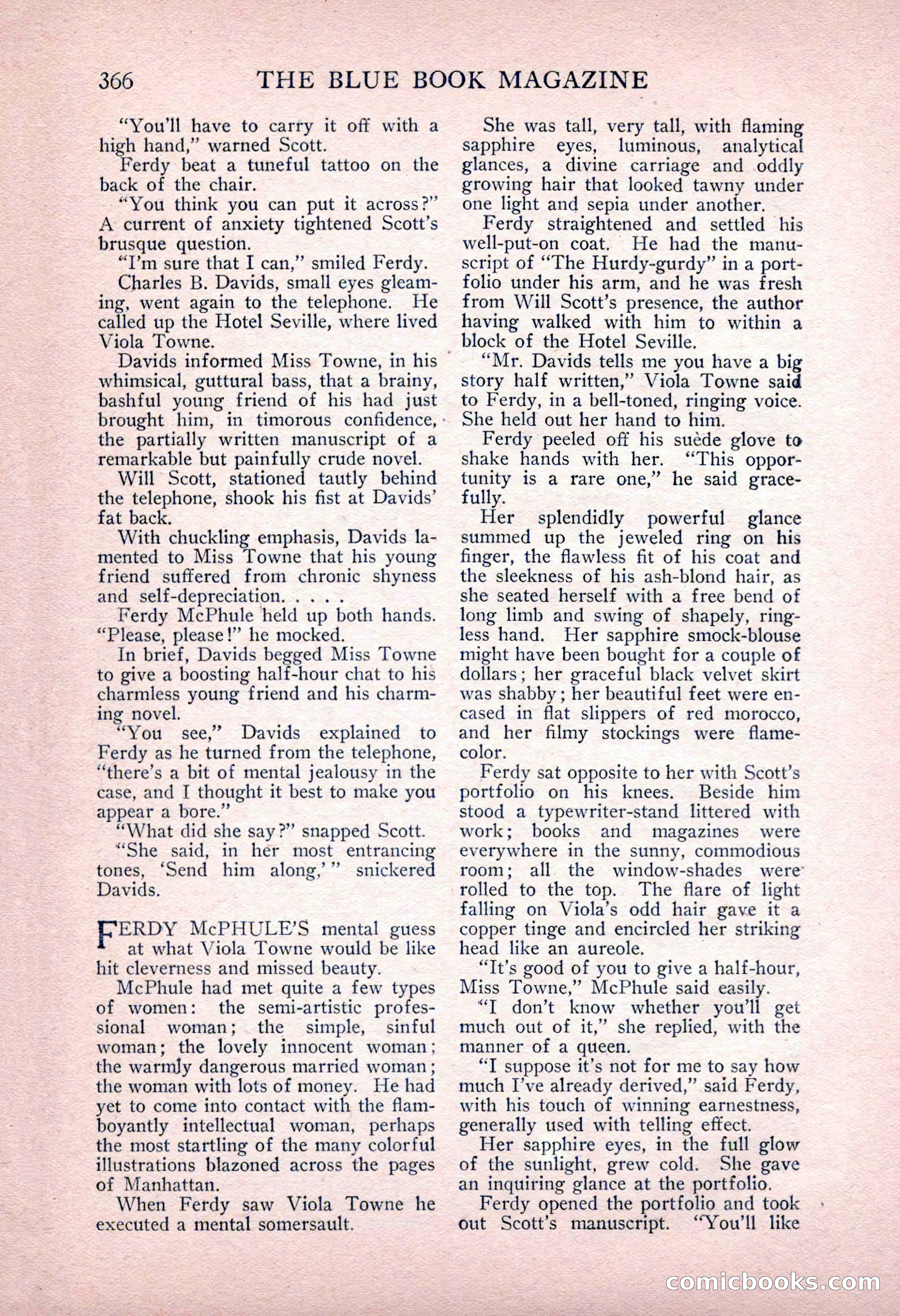 The Blue Book Magazine, June 1916 — page 130 of 262