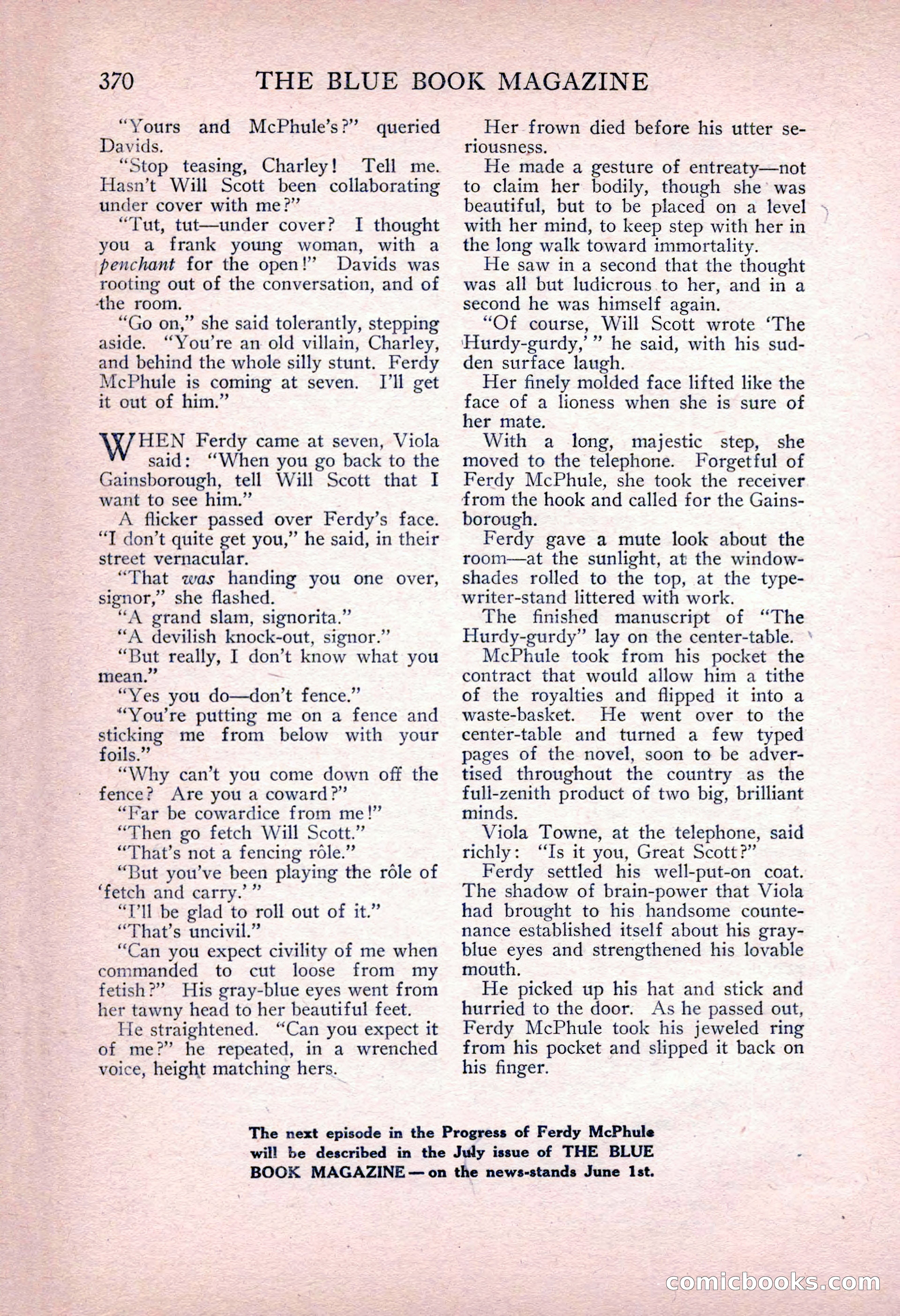 The Blue Book Magazine, June 1916 — page 134 of 262