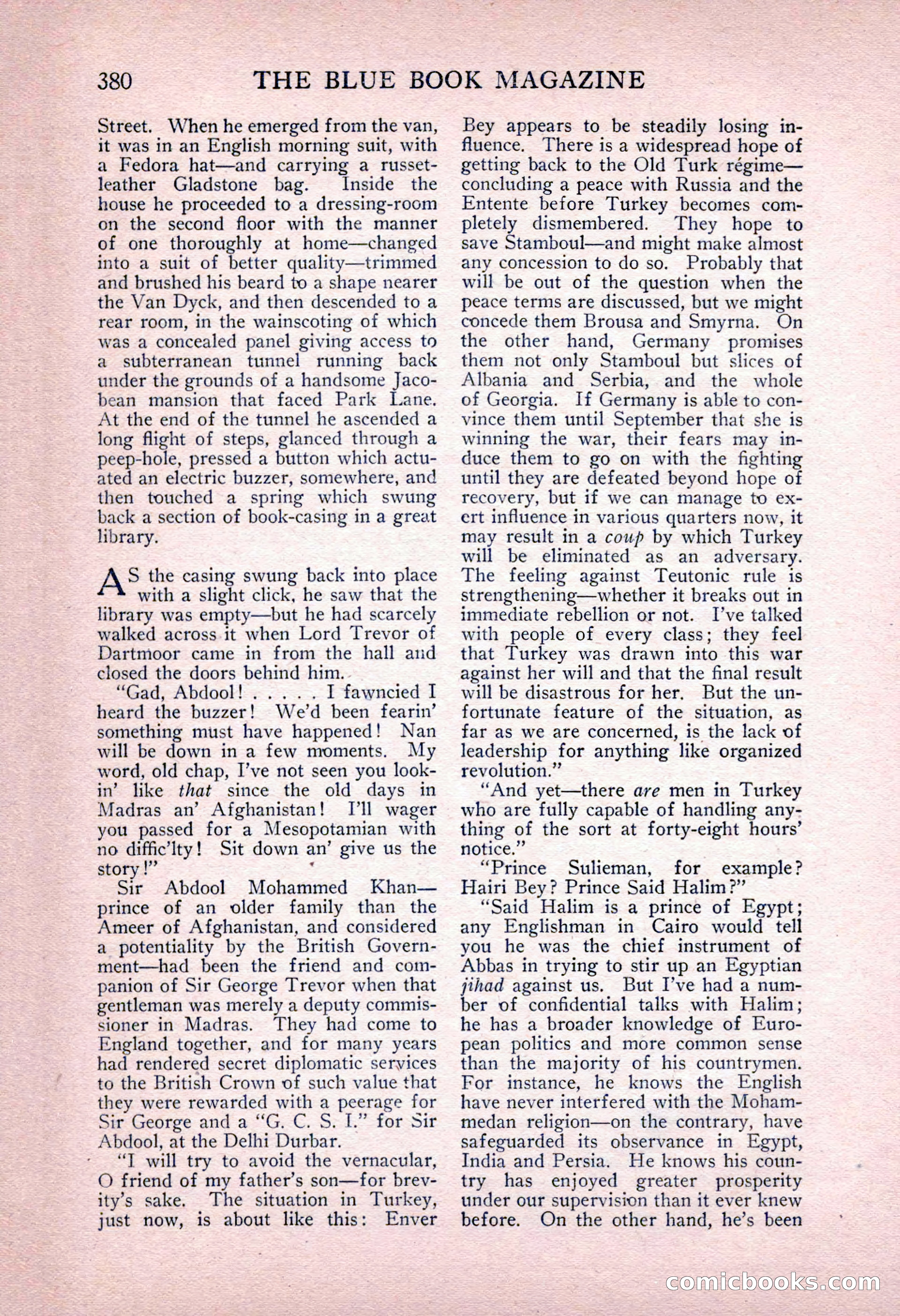 The Blue Book Magazine, June 1916 — page 144 of 262
