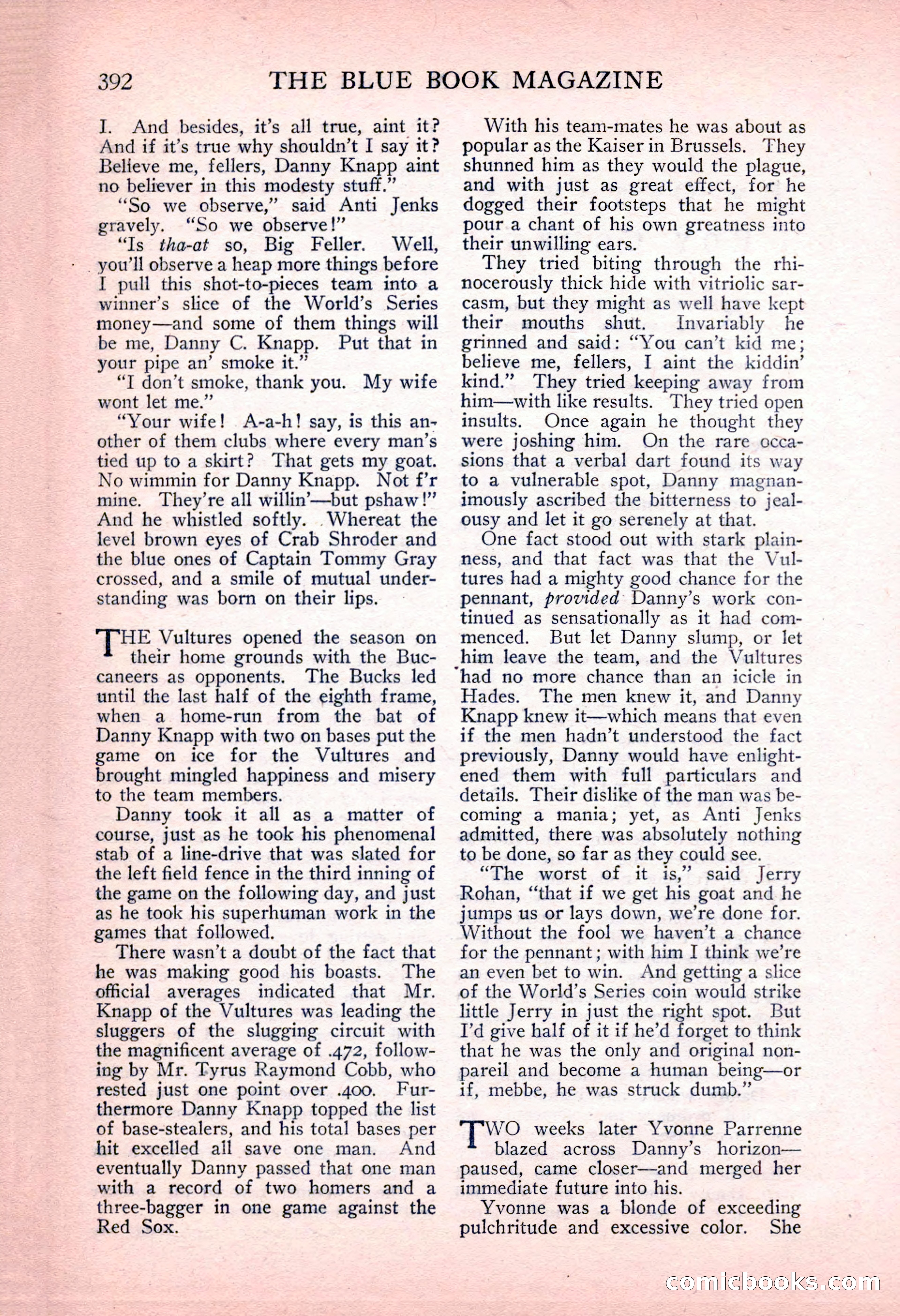 The Blue Book Magazine, June 1916 — page 156 of 262