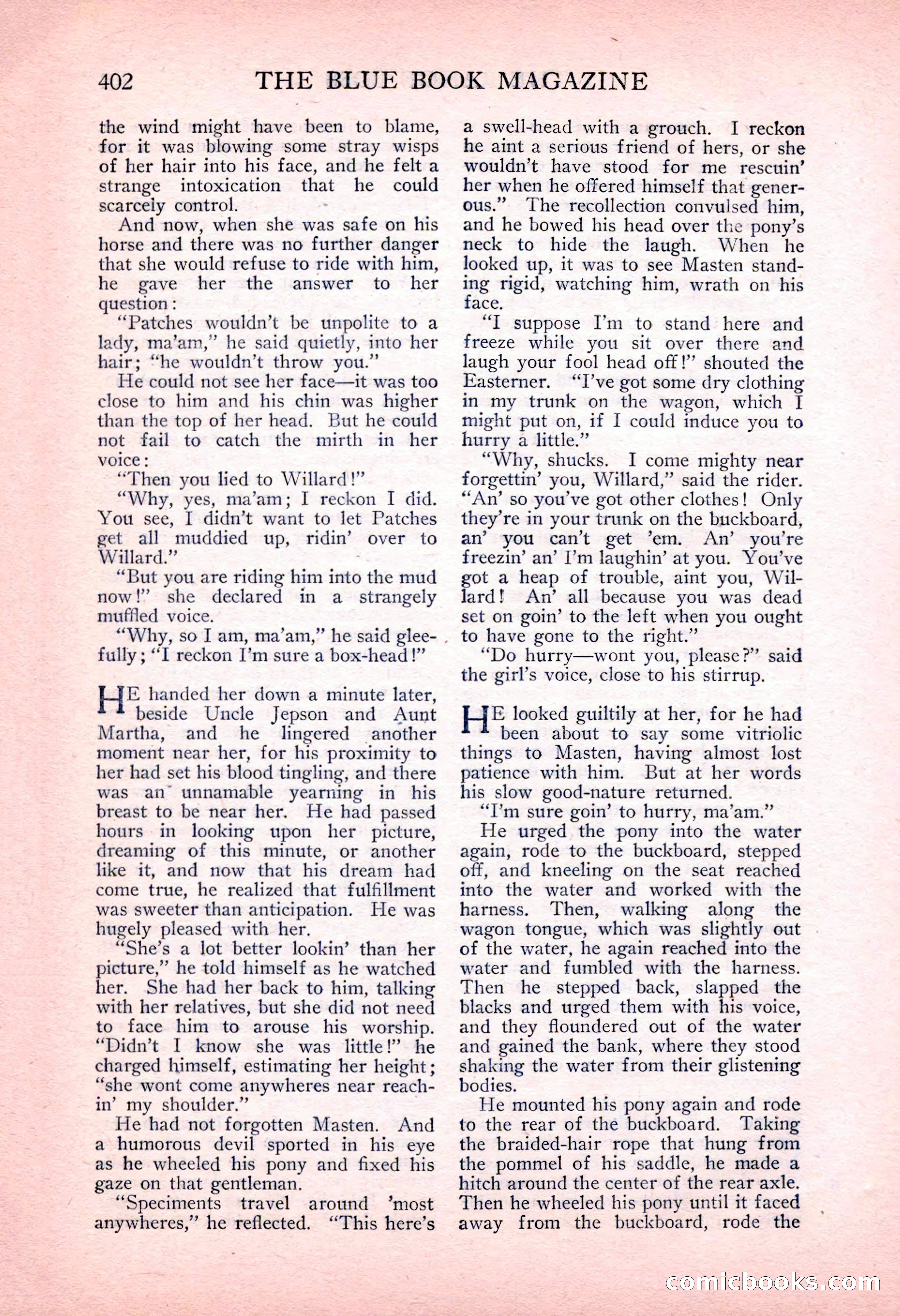 The Blue Book Magazine, June 1916 — page 166 of 262
