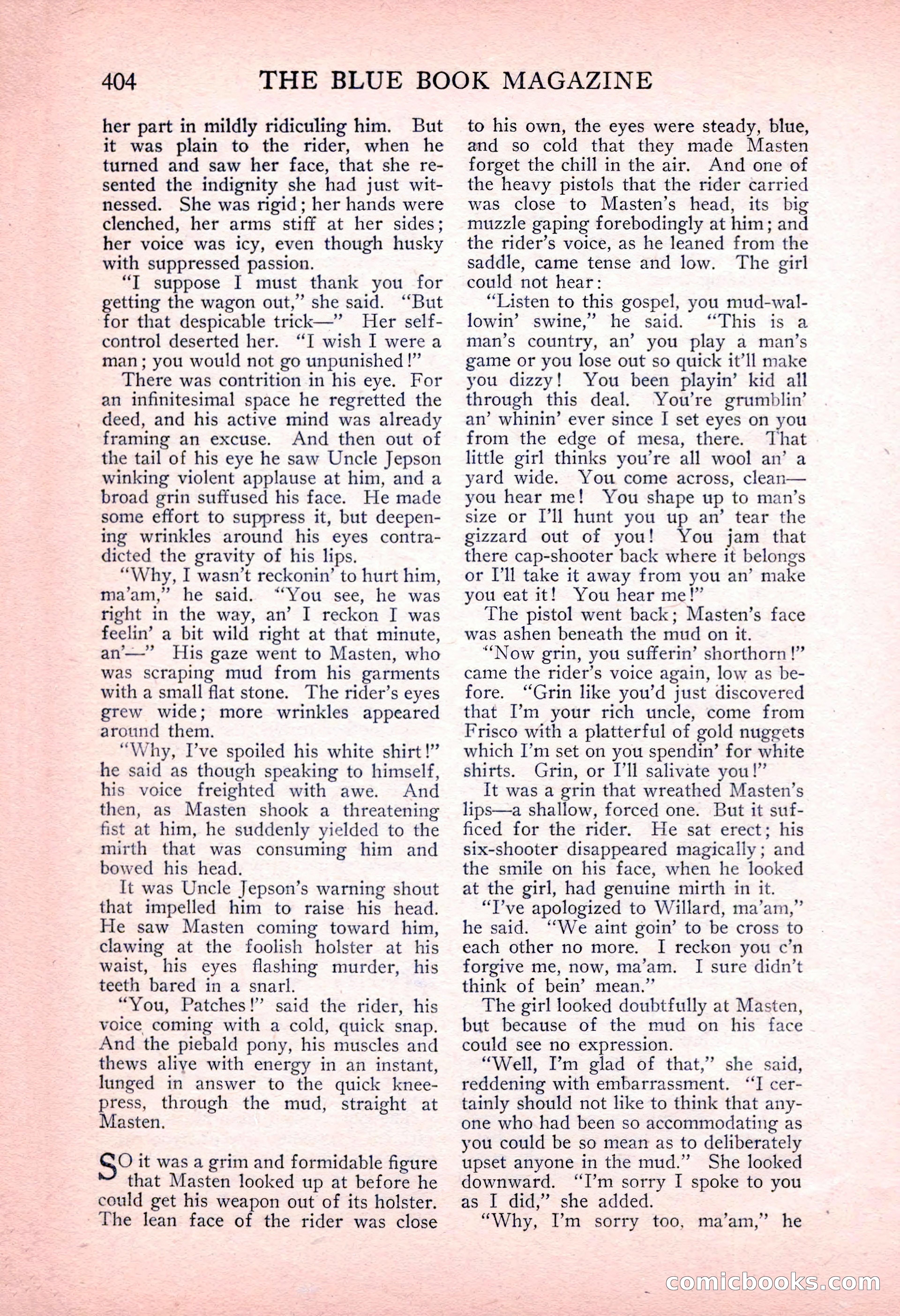 The Blue Book Magazine, June 1916 — page 168 of 262