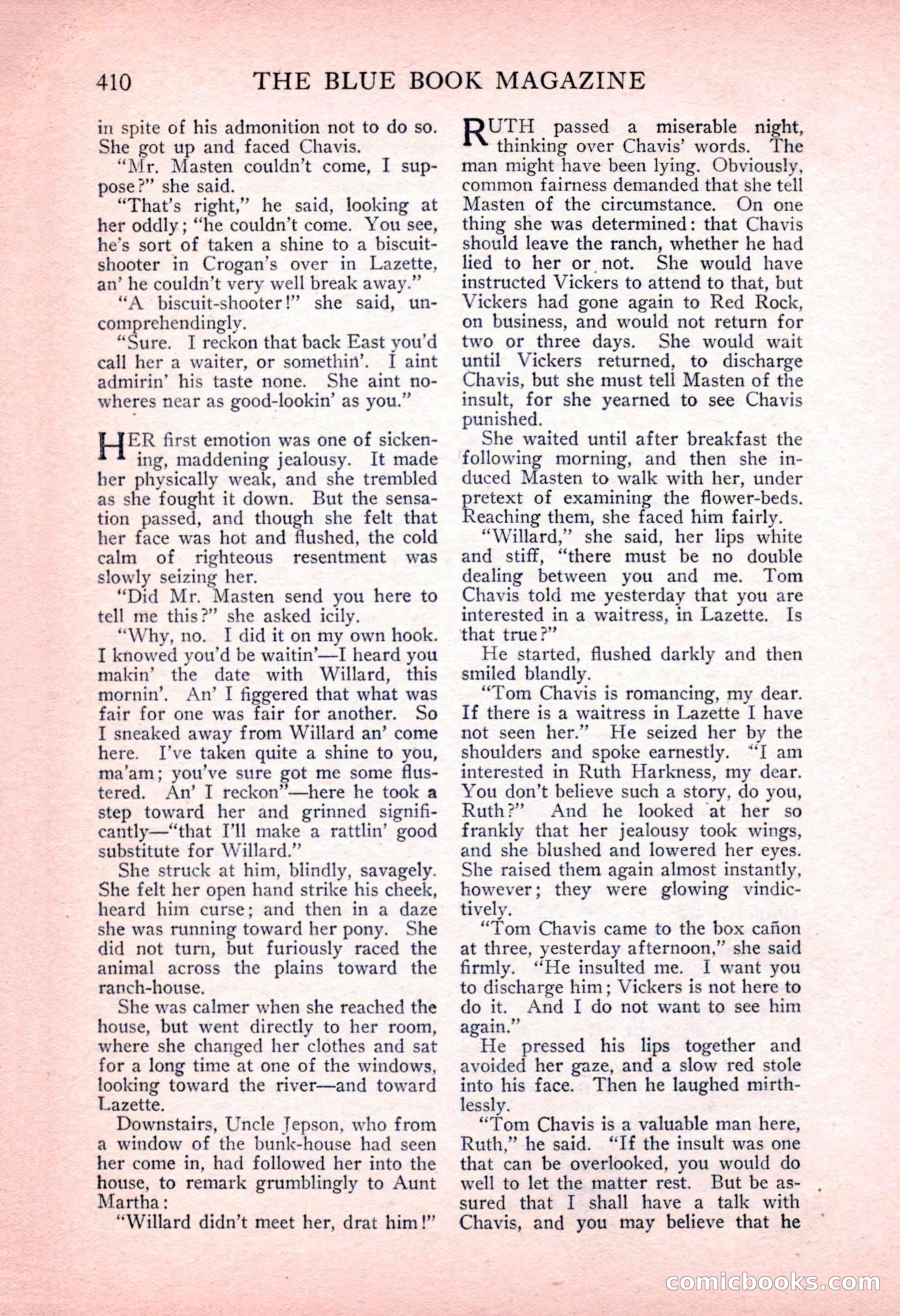 The Blue Book Magazine, June 1916 — page 174 of 262