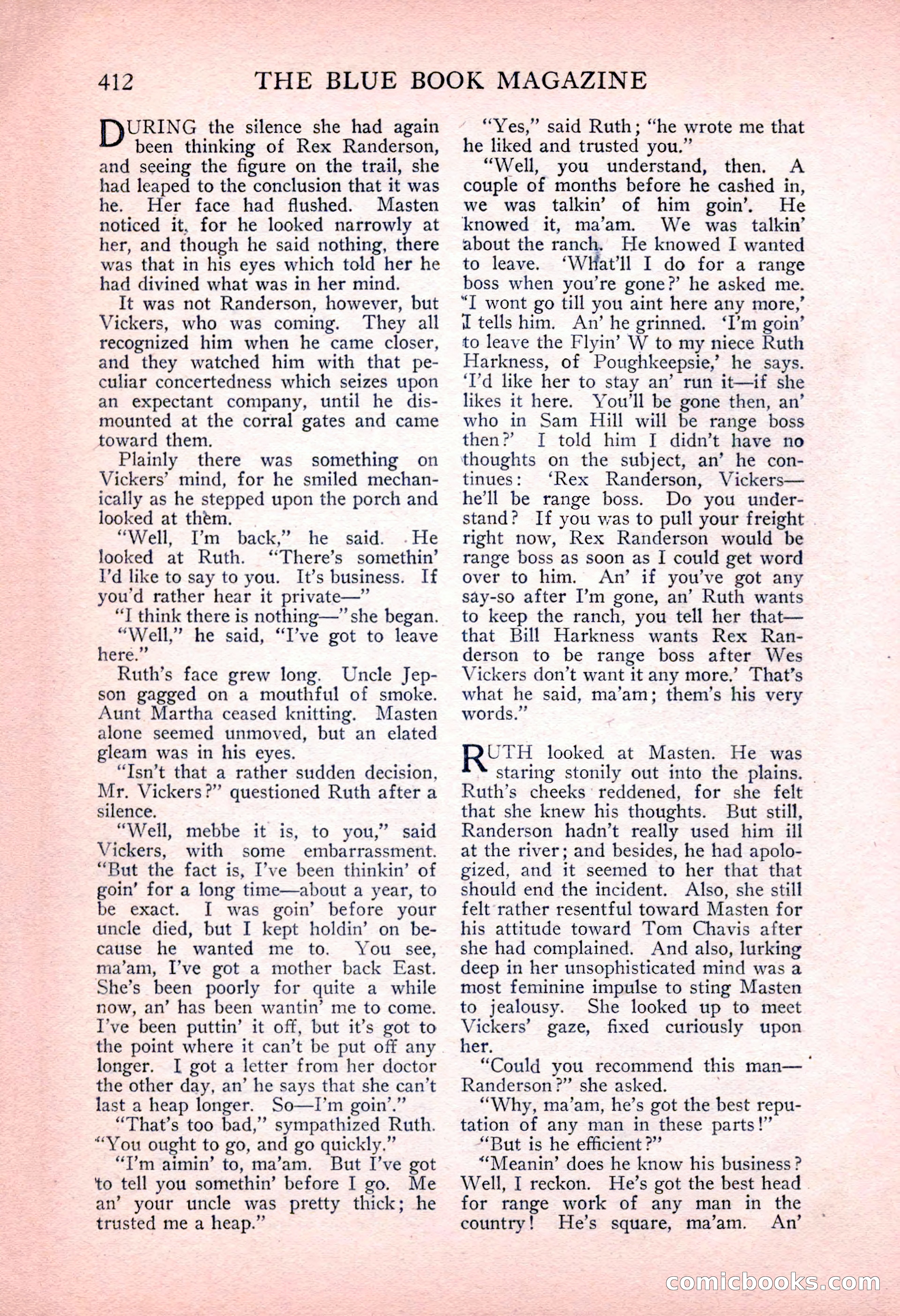 The Blue Book Magazine, June 1916 — page 176 of 262