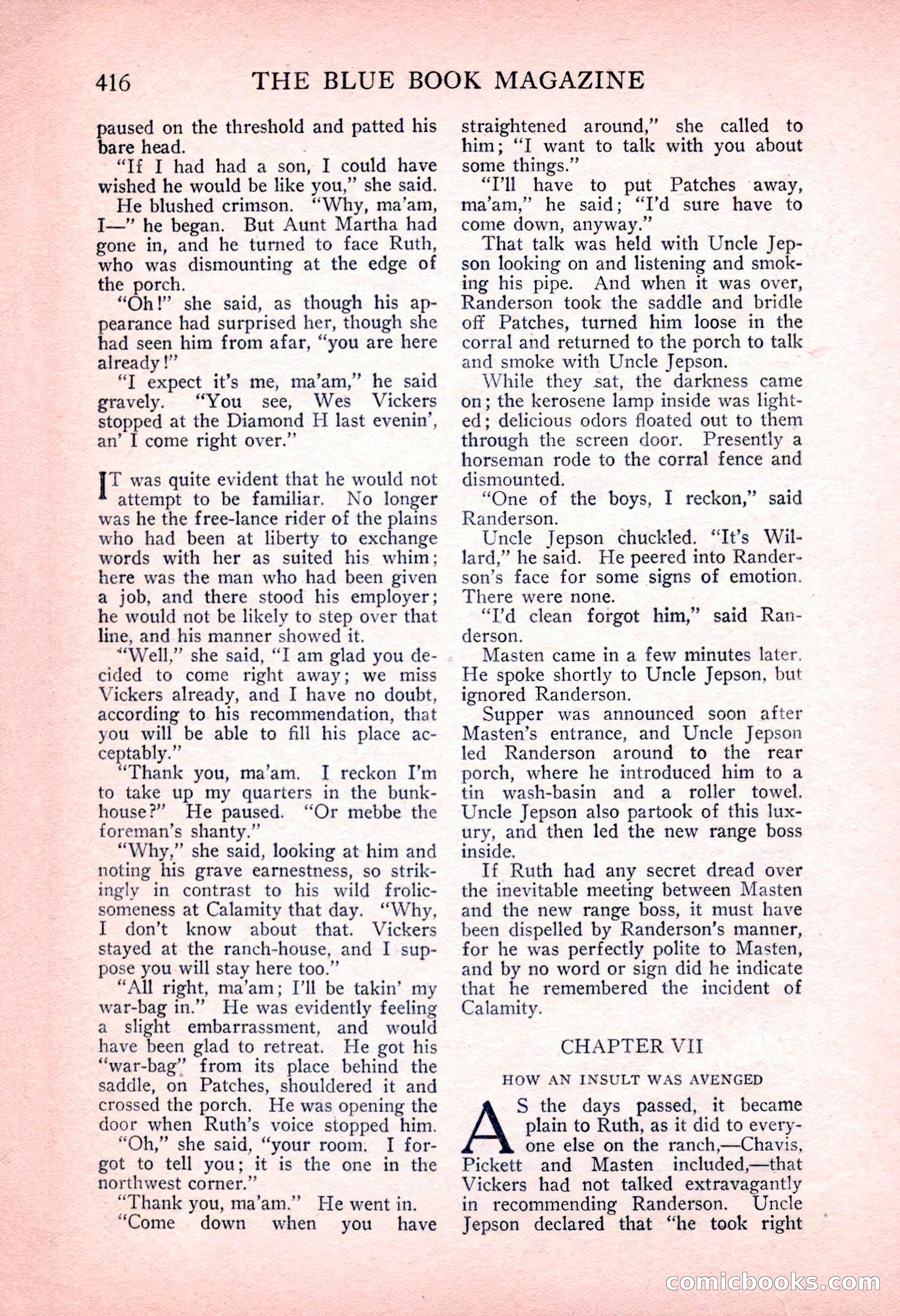 The Blue Book Magazine, June 1916 — page 180 of 262