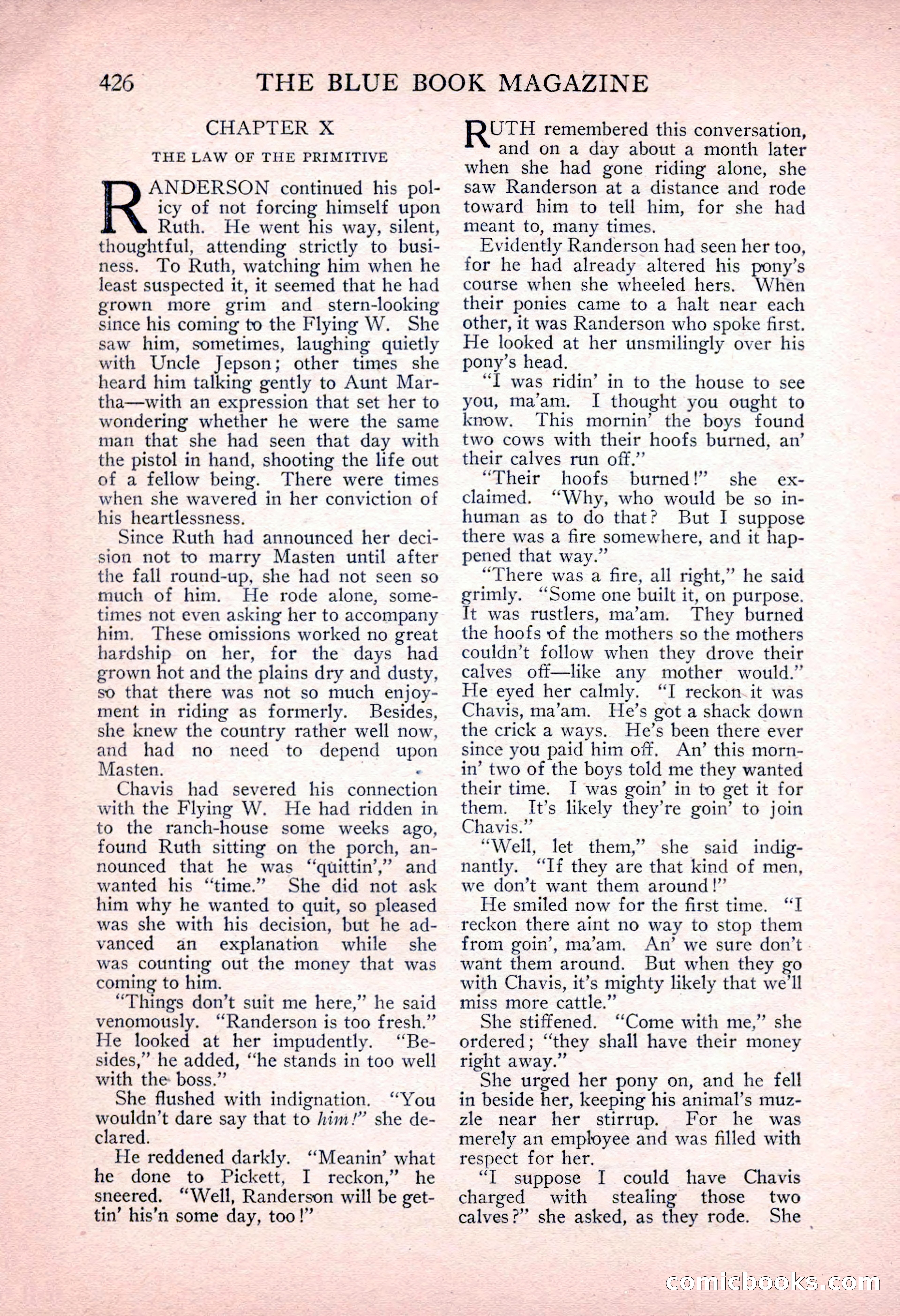 The Blue Book Magazine, June 1916 — page 190 of 262