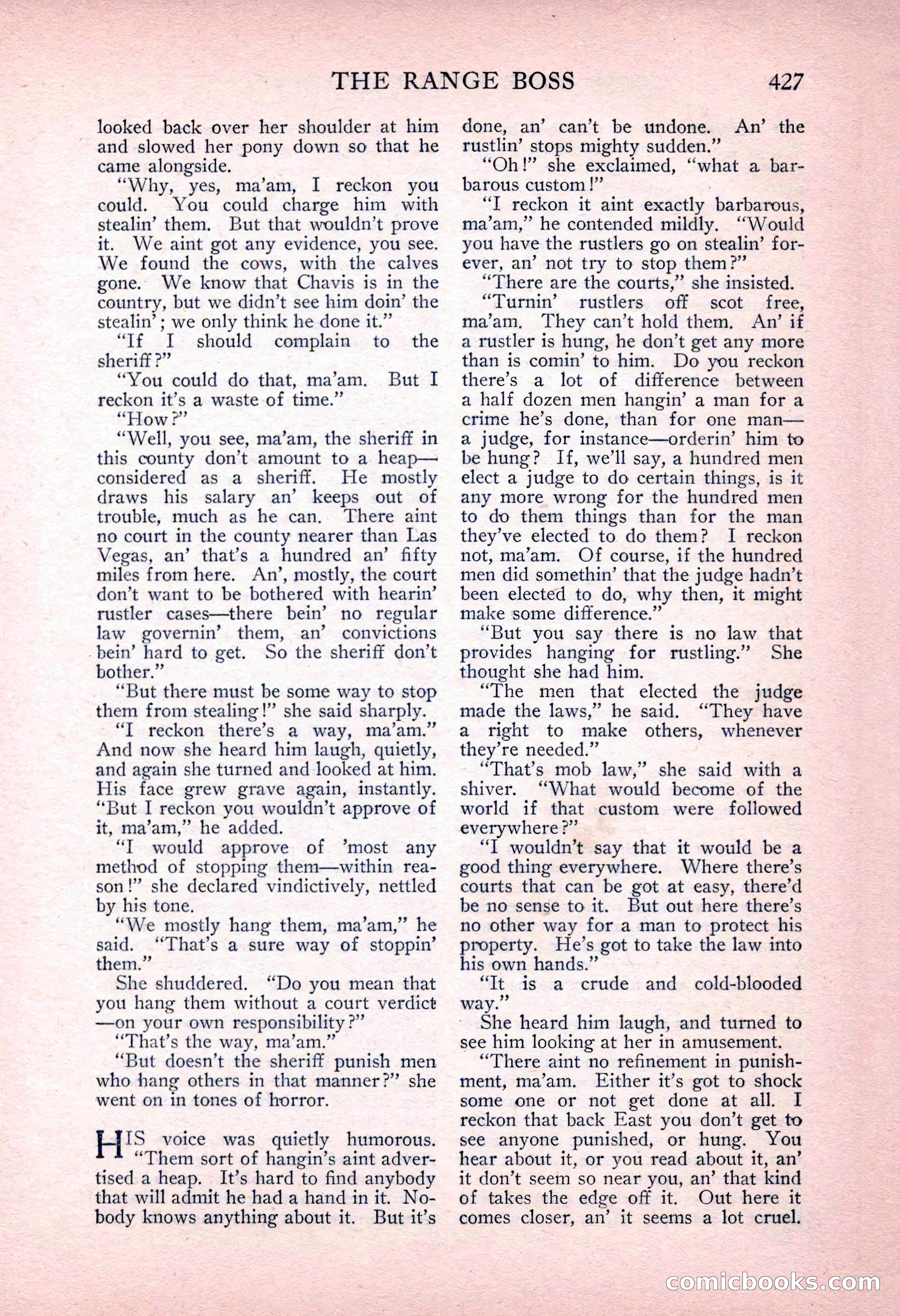 The Blue Book Magazine, June 1916 — page 191 of 262