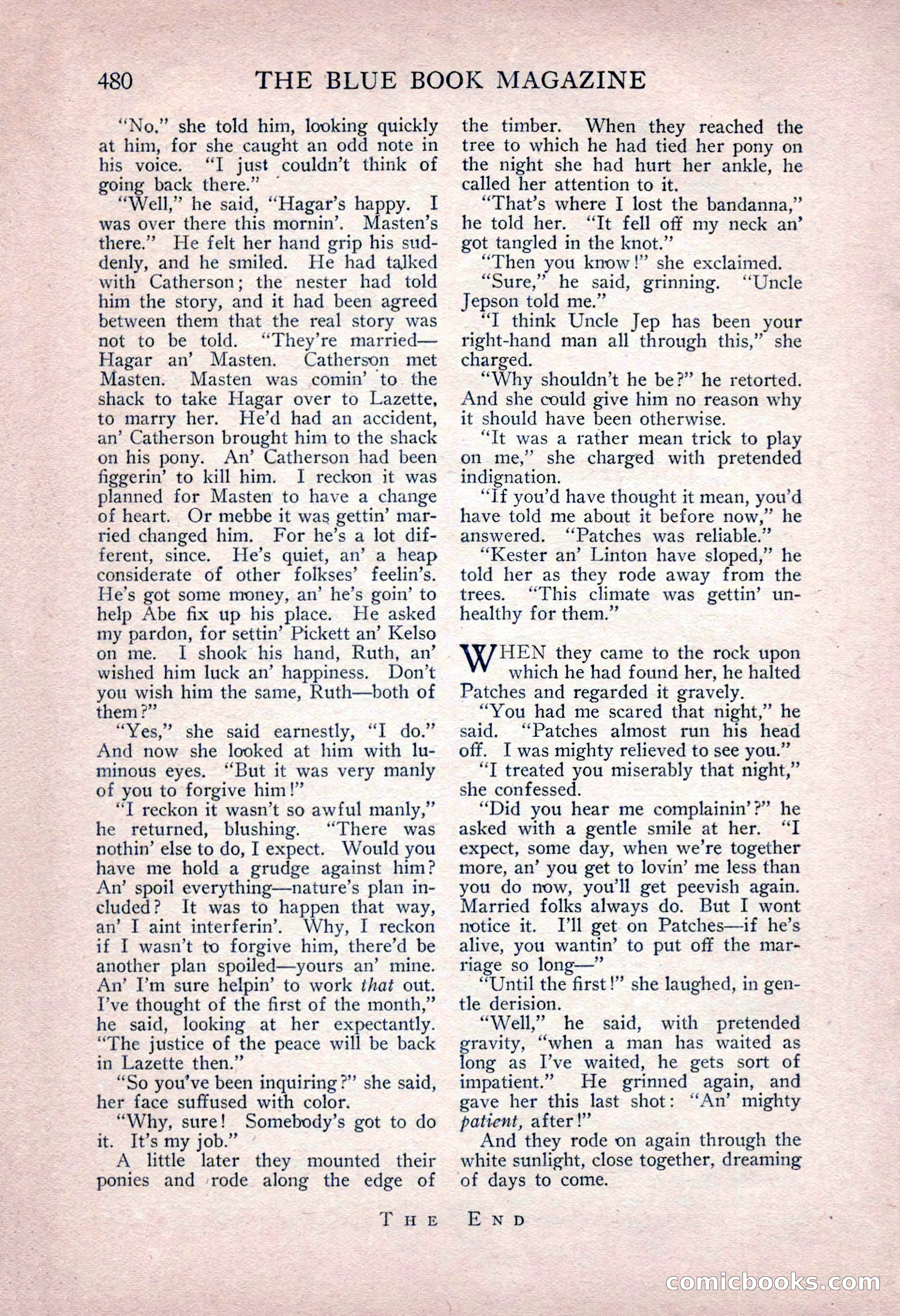 The Blue Book Magazine, June 1916 — page 244 of 262