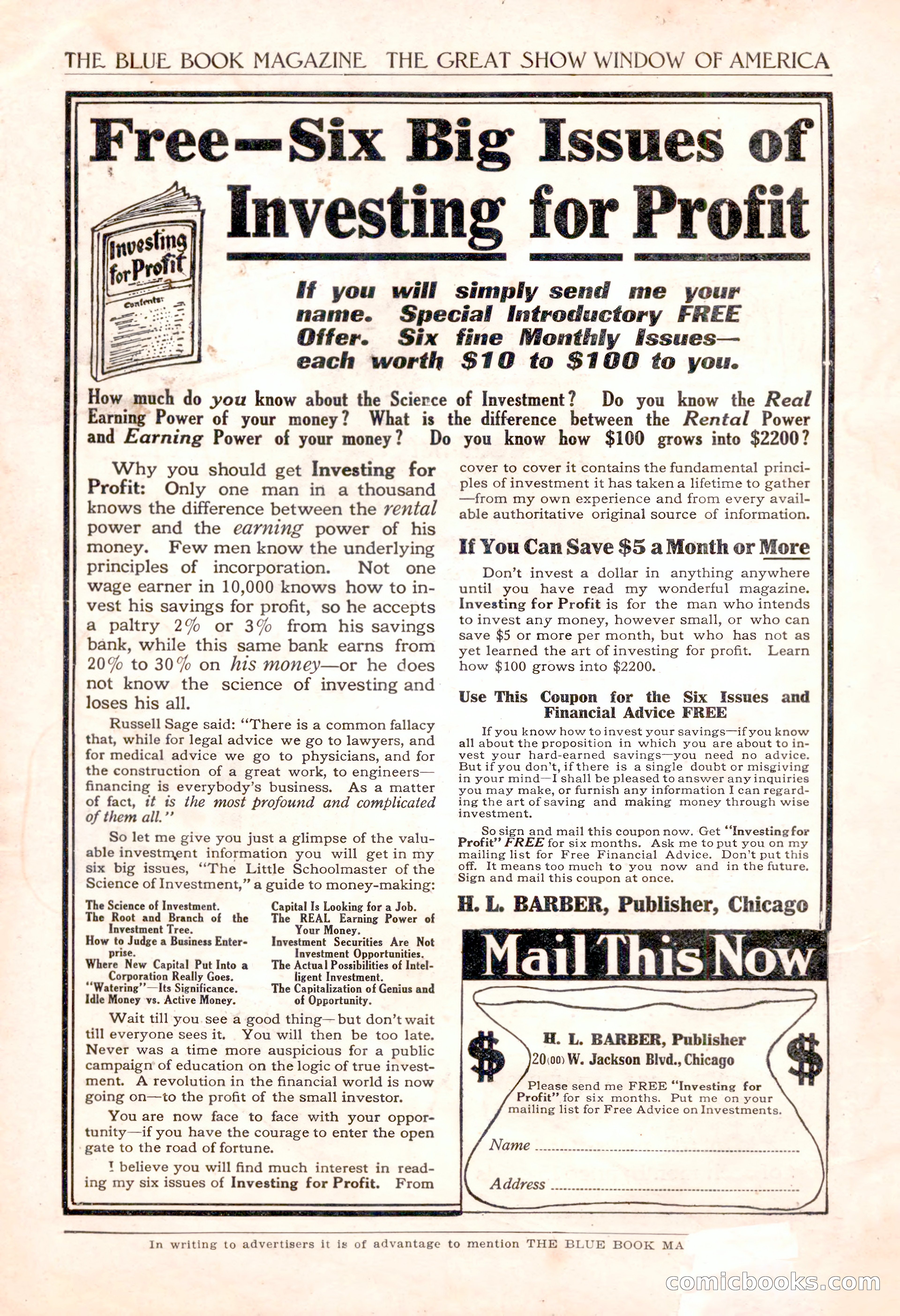 The Blue Book Magazine, June 1916 — page 260 of 262