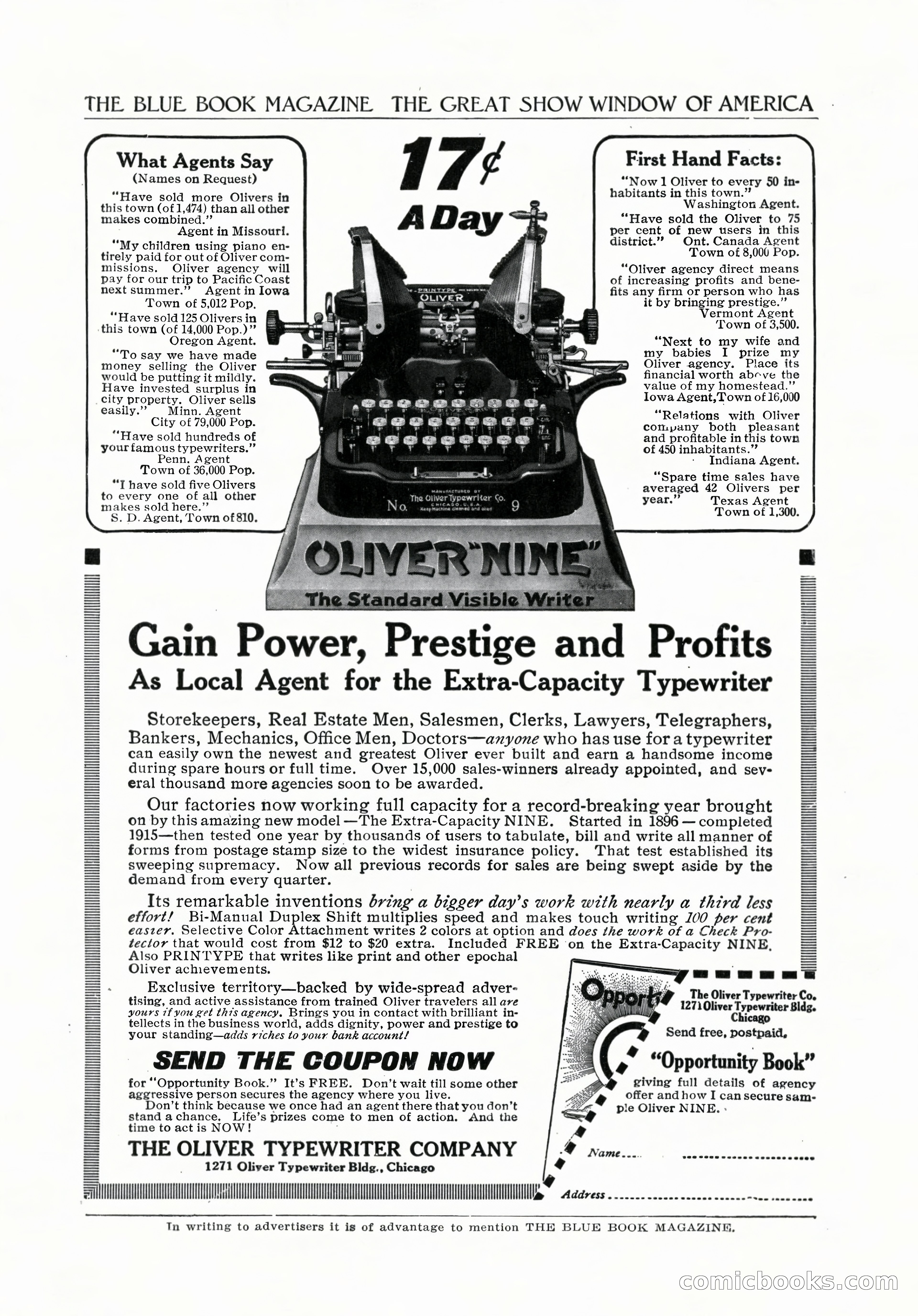 The Blue Book Magazine, June 1916 — page 261 of 262