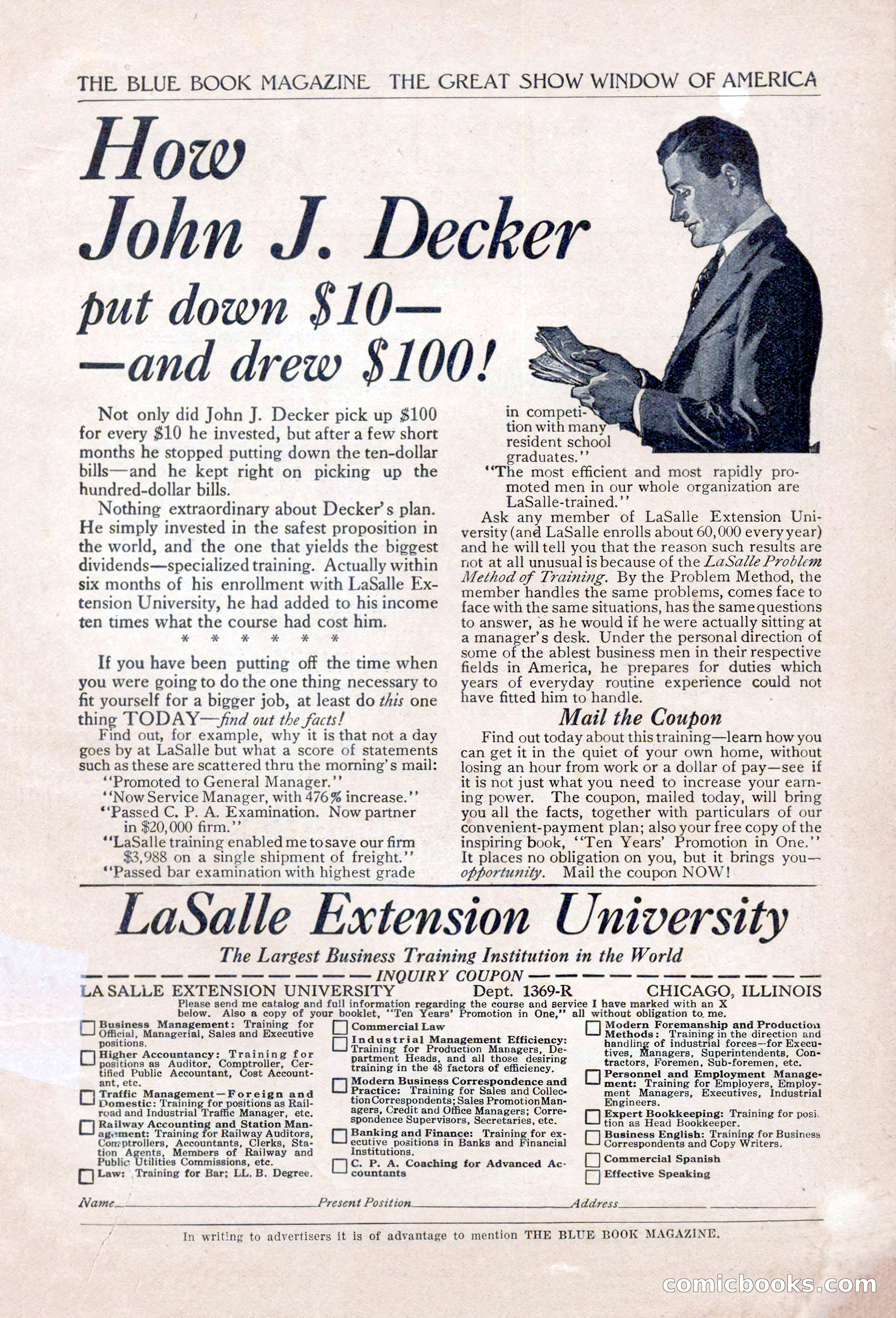The Blue Book Magazine, January 1922 — page 3 of 208