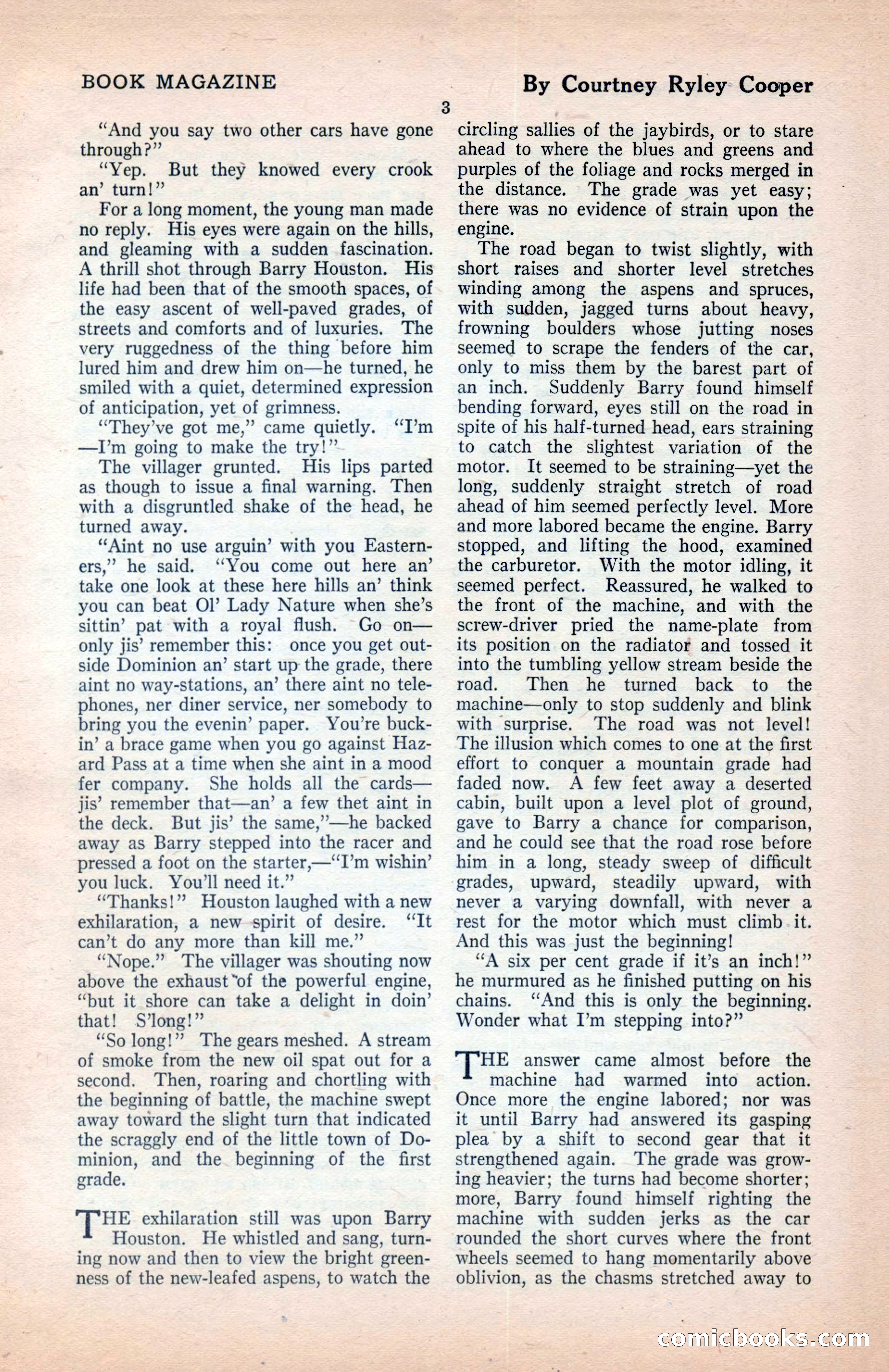 The Blue Book Magazine, January 1922 — page 9 of 208