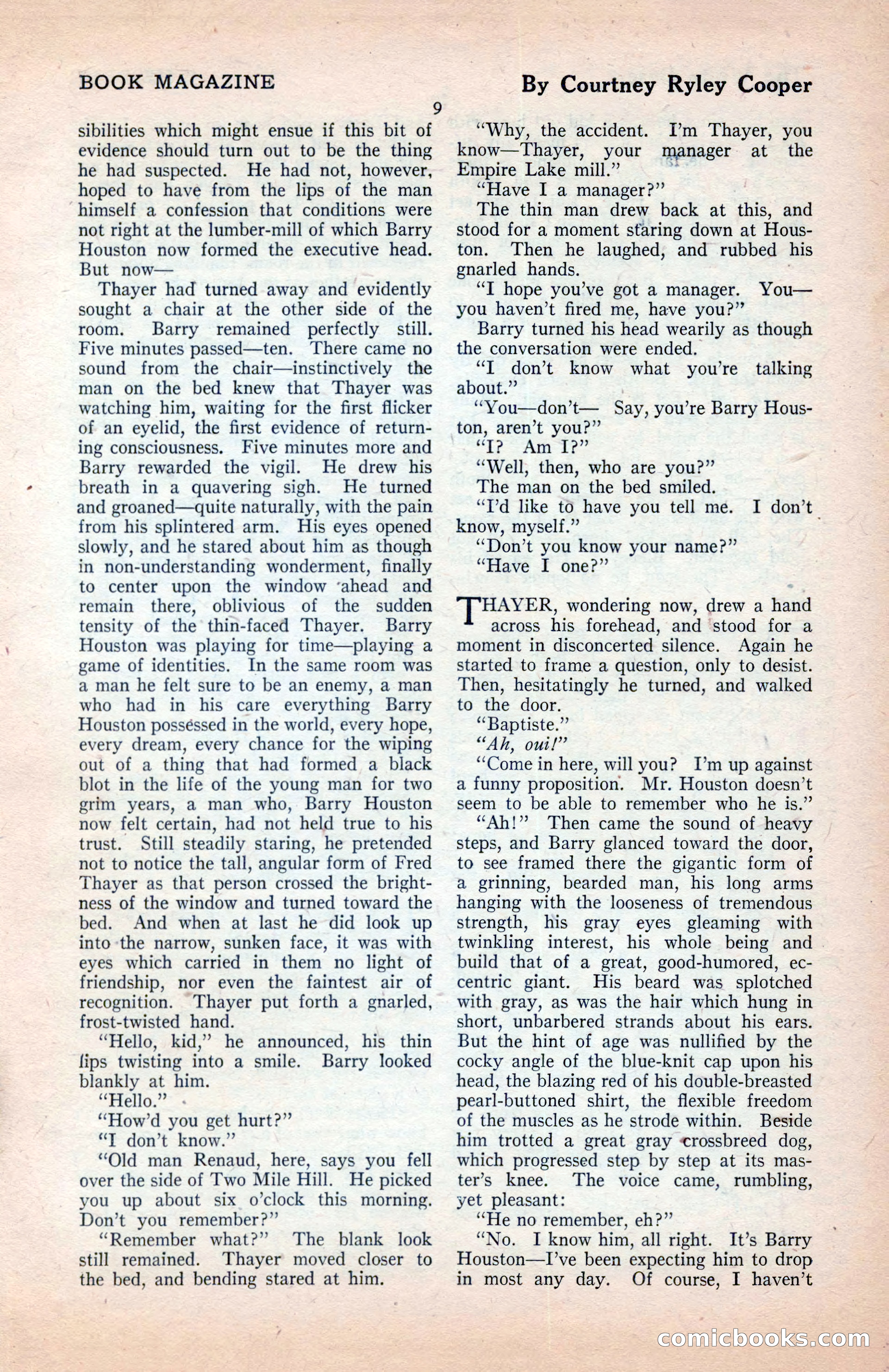 The Blue Book Magazine, January 1922 — page 15 of 208
