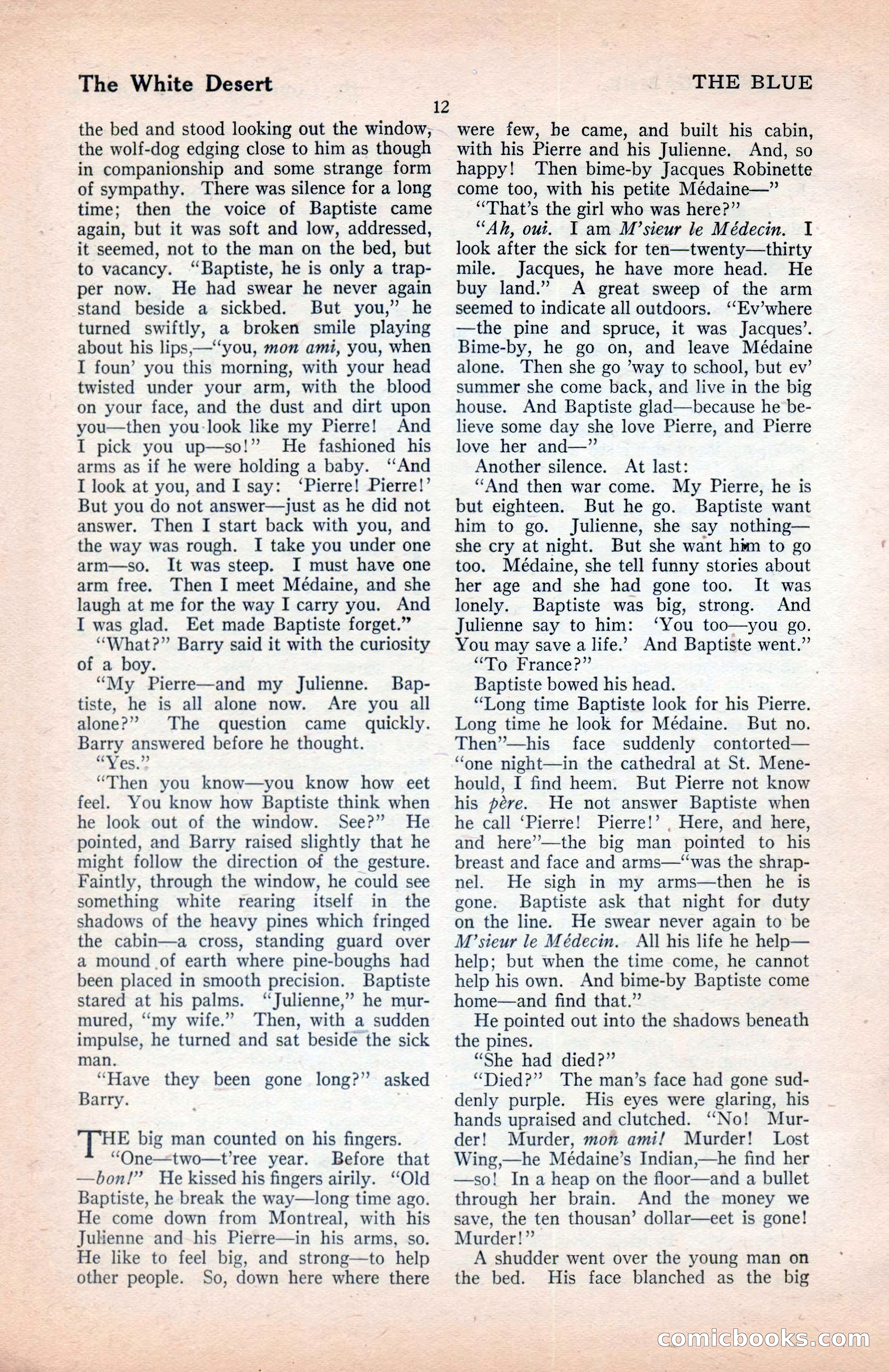 The Blue Book Magazine, January 1922 — page 18 of 208