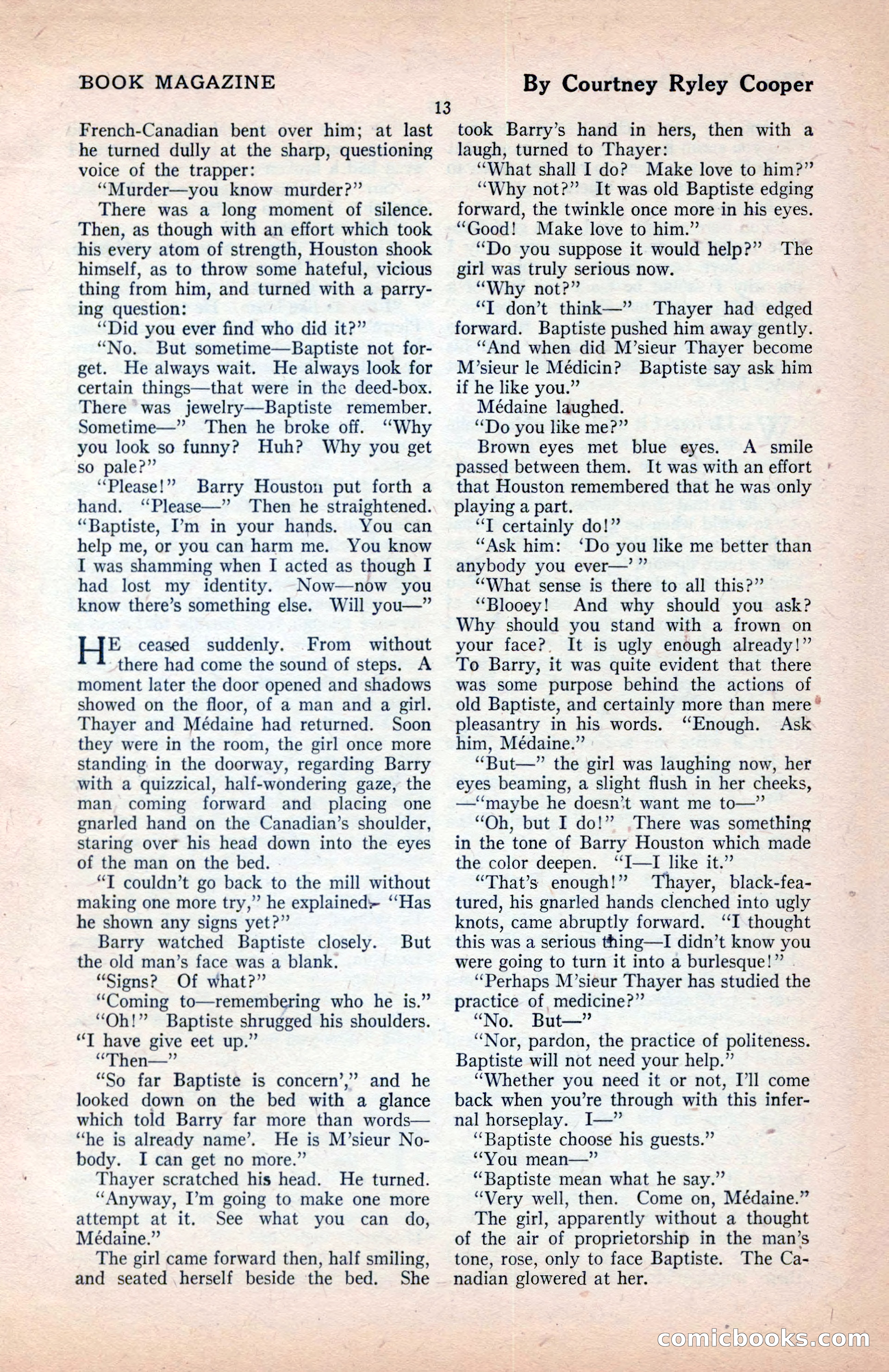 The Blue Book Magazine, January 1922 — page 19 of 208