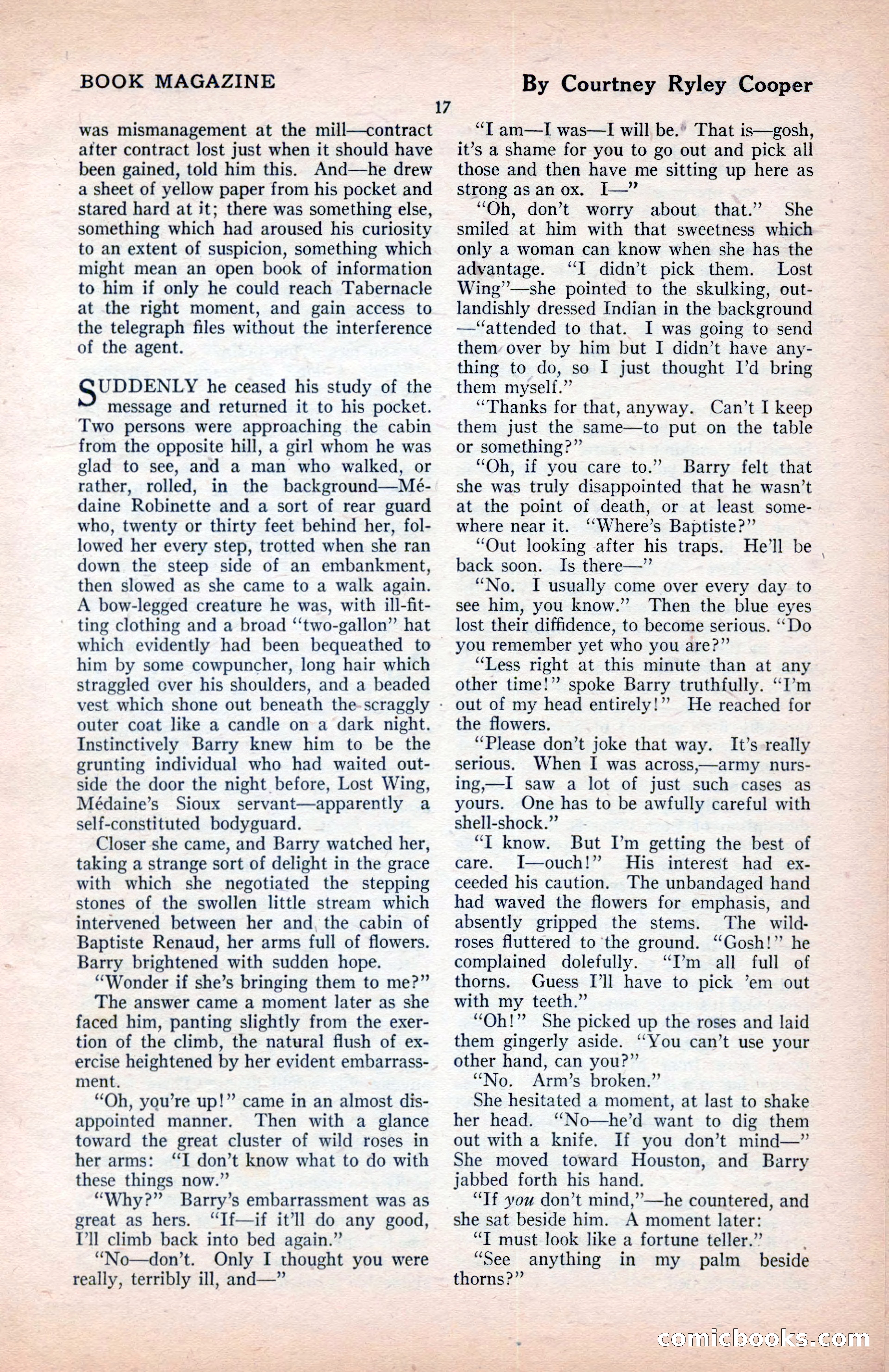 The Blue Book Magazine, January 1922 — page 23 of 208