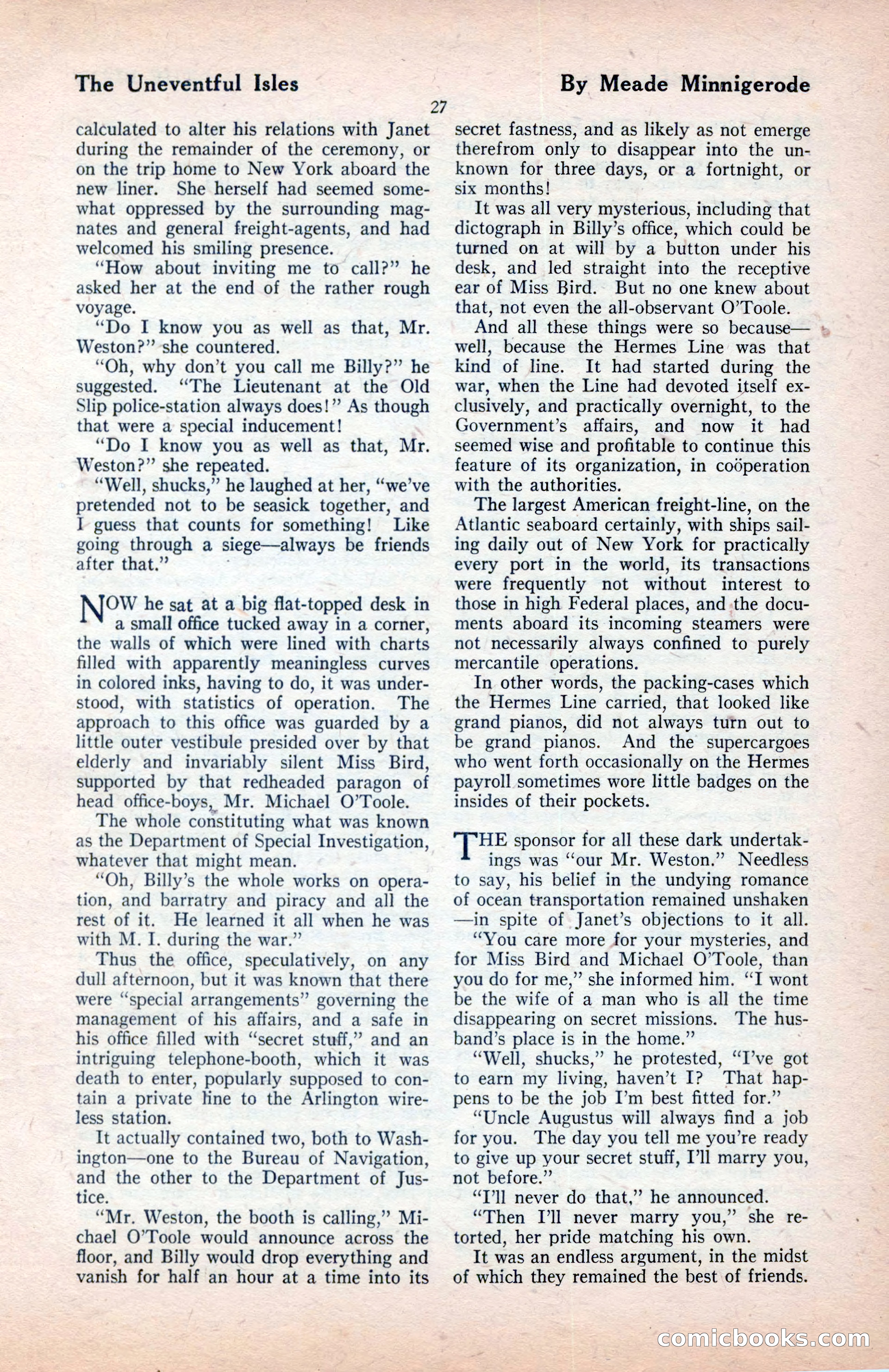The Blue Book Magazine, January 1922 — page 33 of 208
