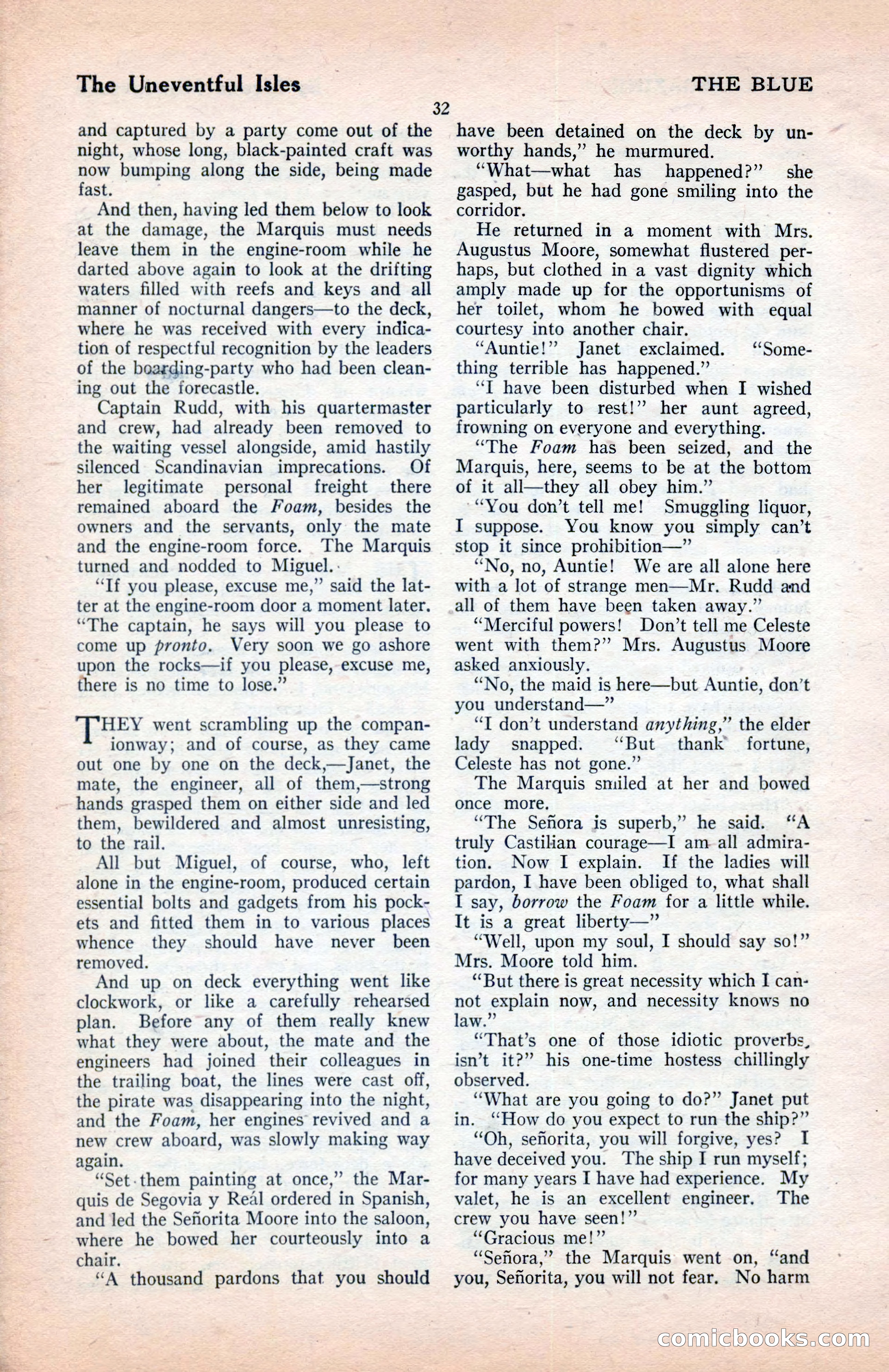 The Blue Book Magazine, January 1922 — page 38 of 208