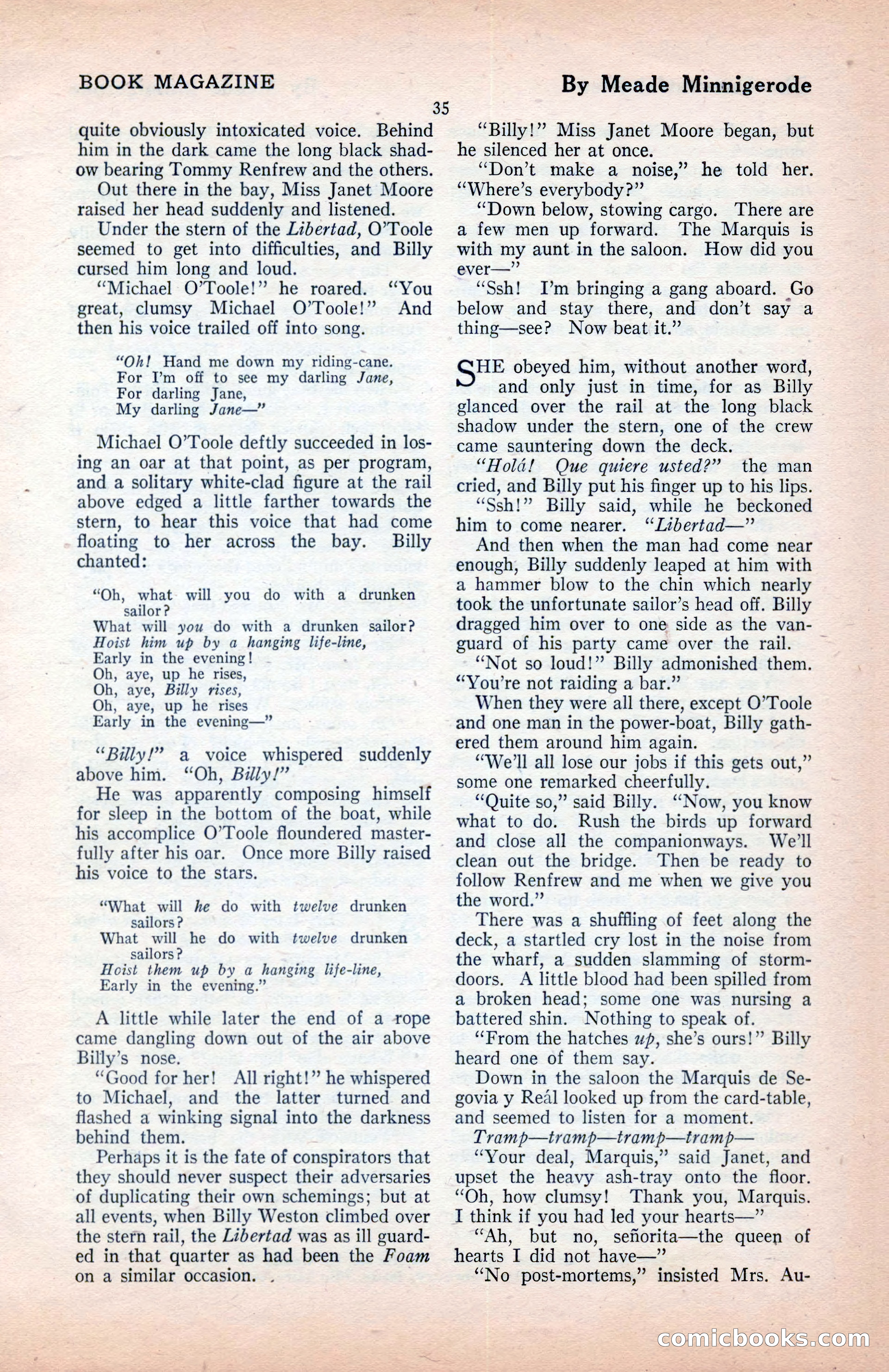 The Blue Book Magazine, January 1922 — page 41 of 208