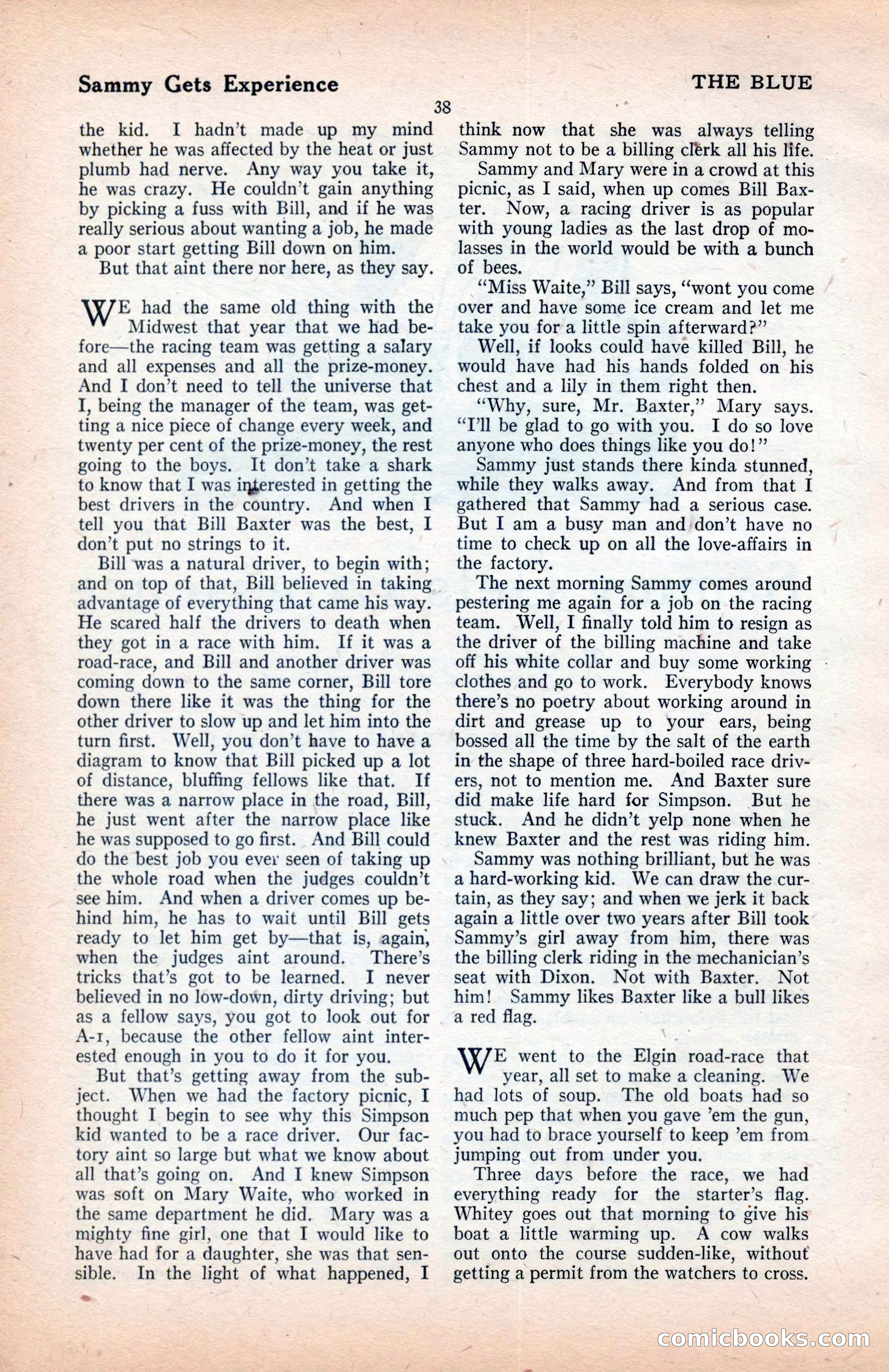 The Blue Book Magazine, January 1922 — page 44 of 208
