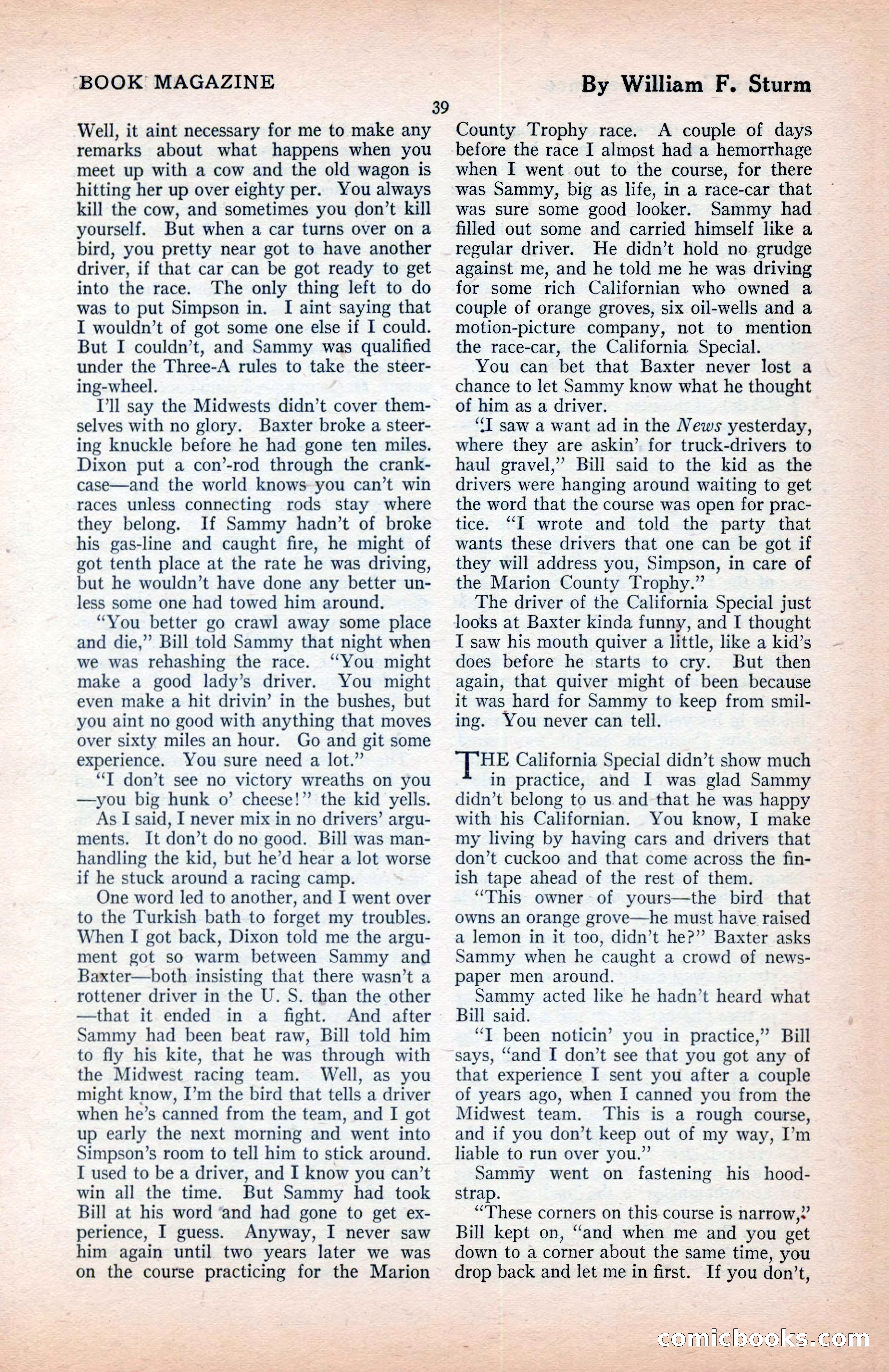 The Blue Book Magazine, January 1922 — page 45 of 208