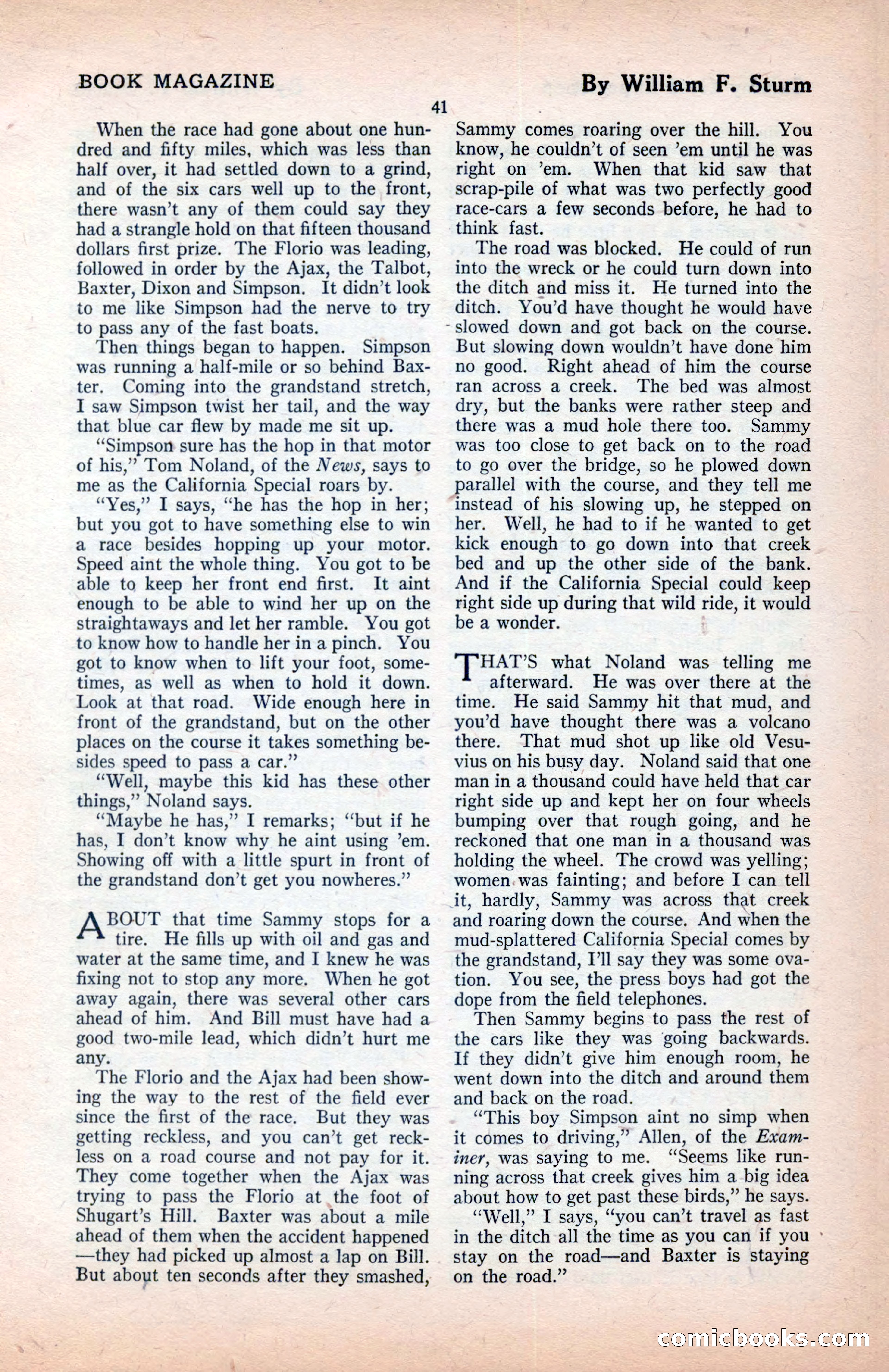 The Blue Book Magazine, January 1922 — page 47 of 208