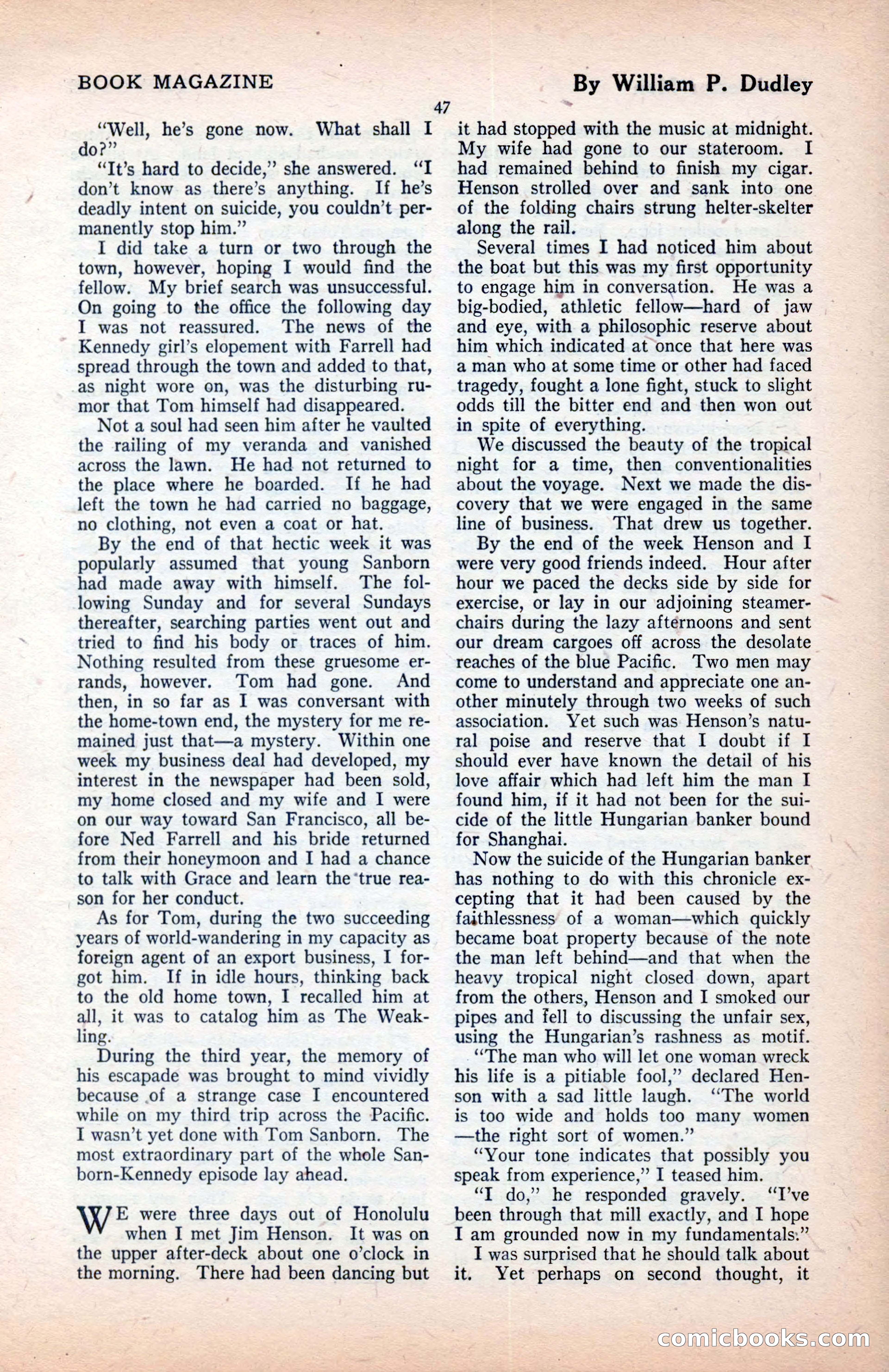 The Blue Book Magazine, January 1922 — page 53 of 208