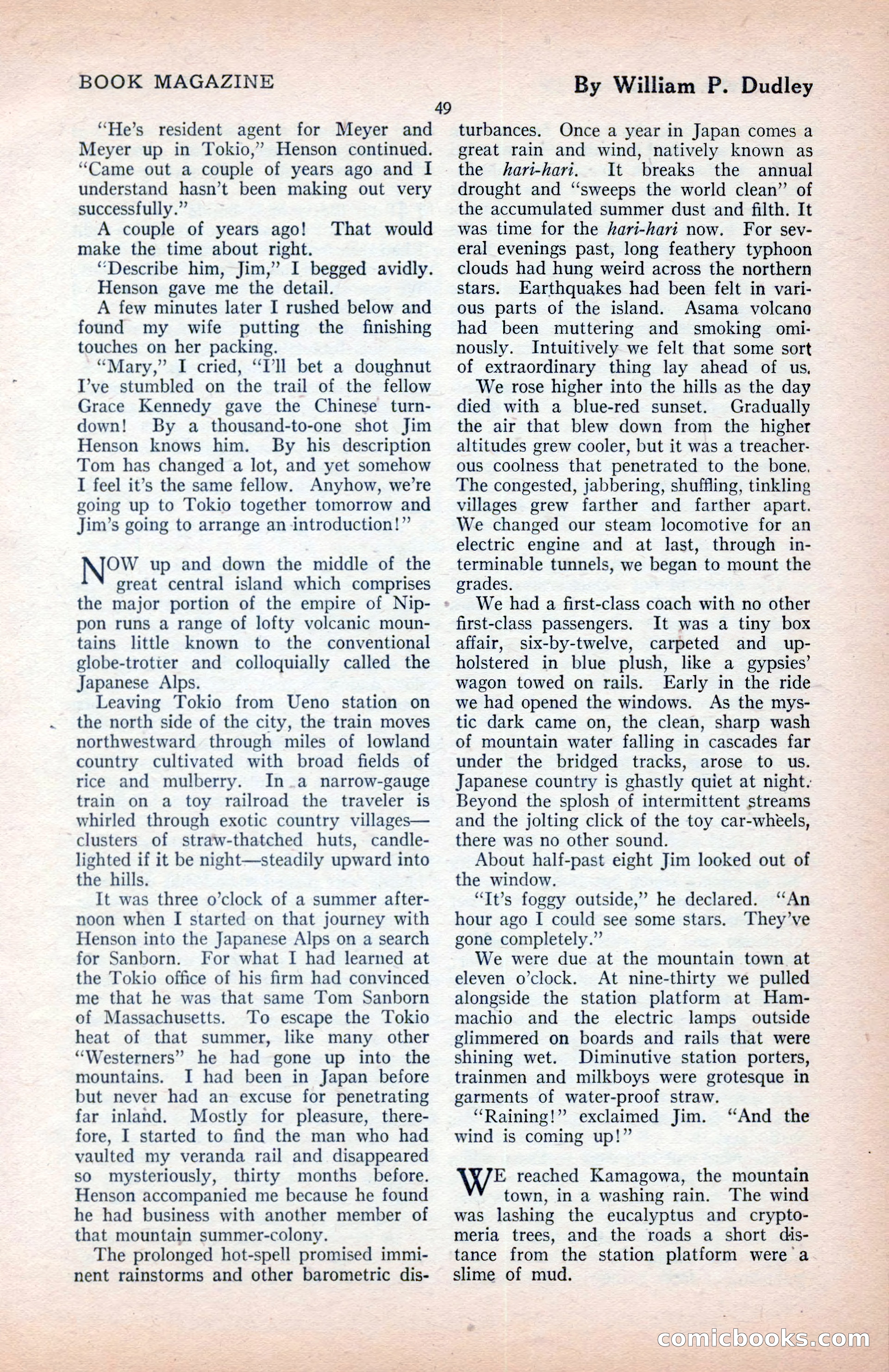 The Blue Book Magazine, January 1922 — page 55 of 208
