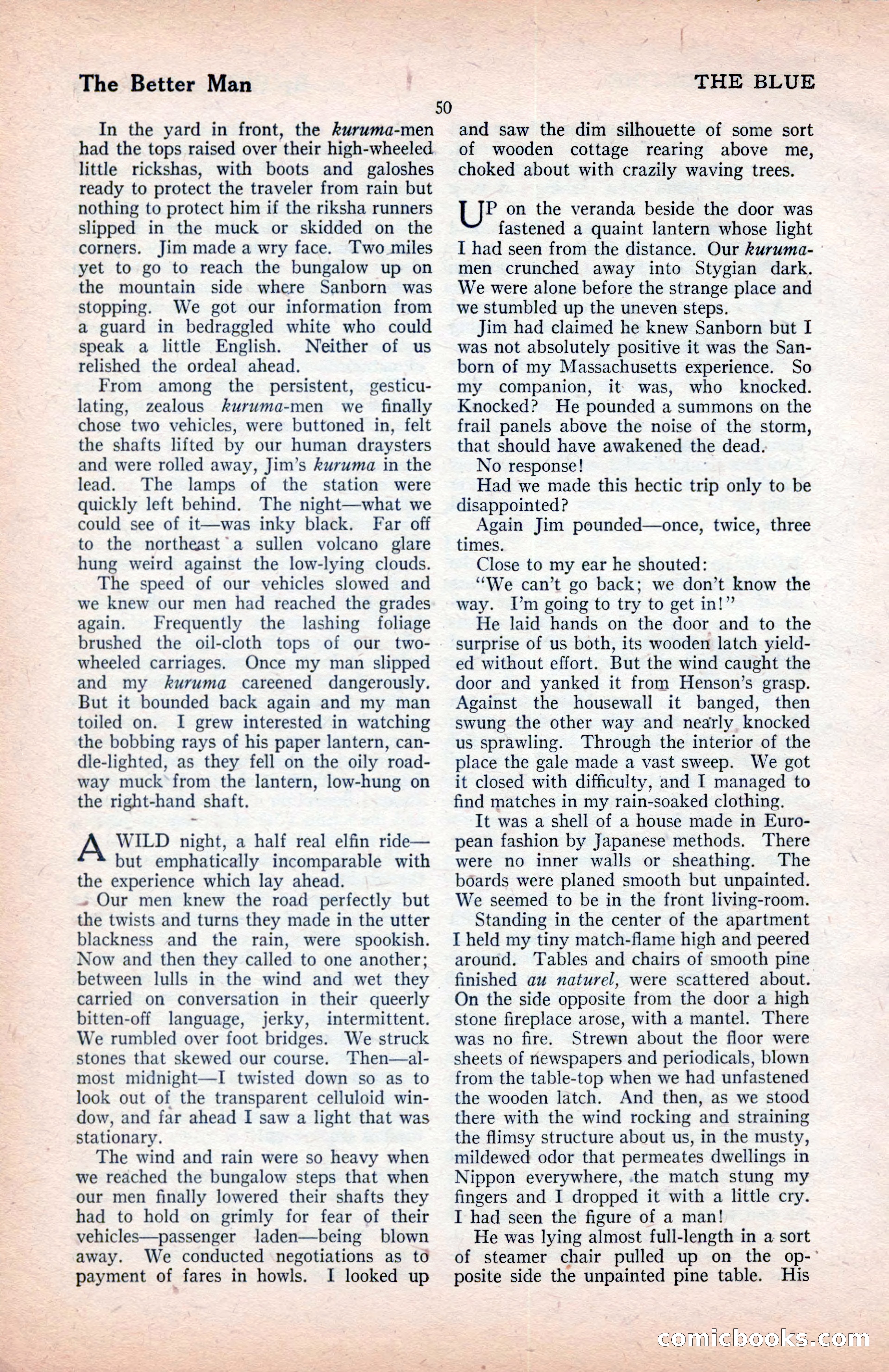 The Blue Book Magazine, January 1922 — page 56 of 208