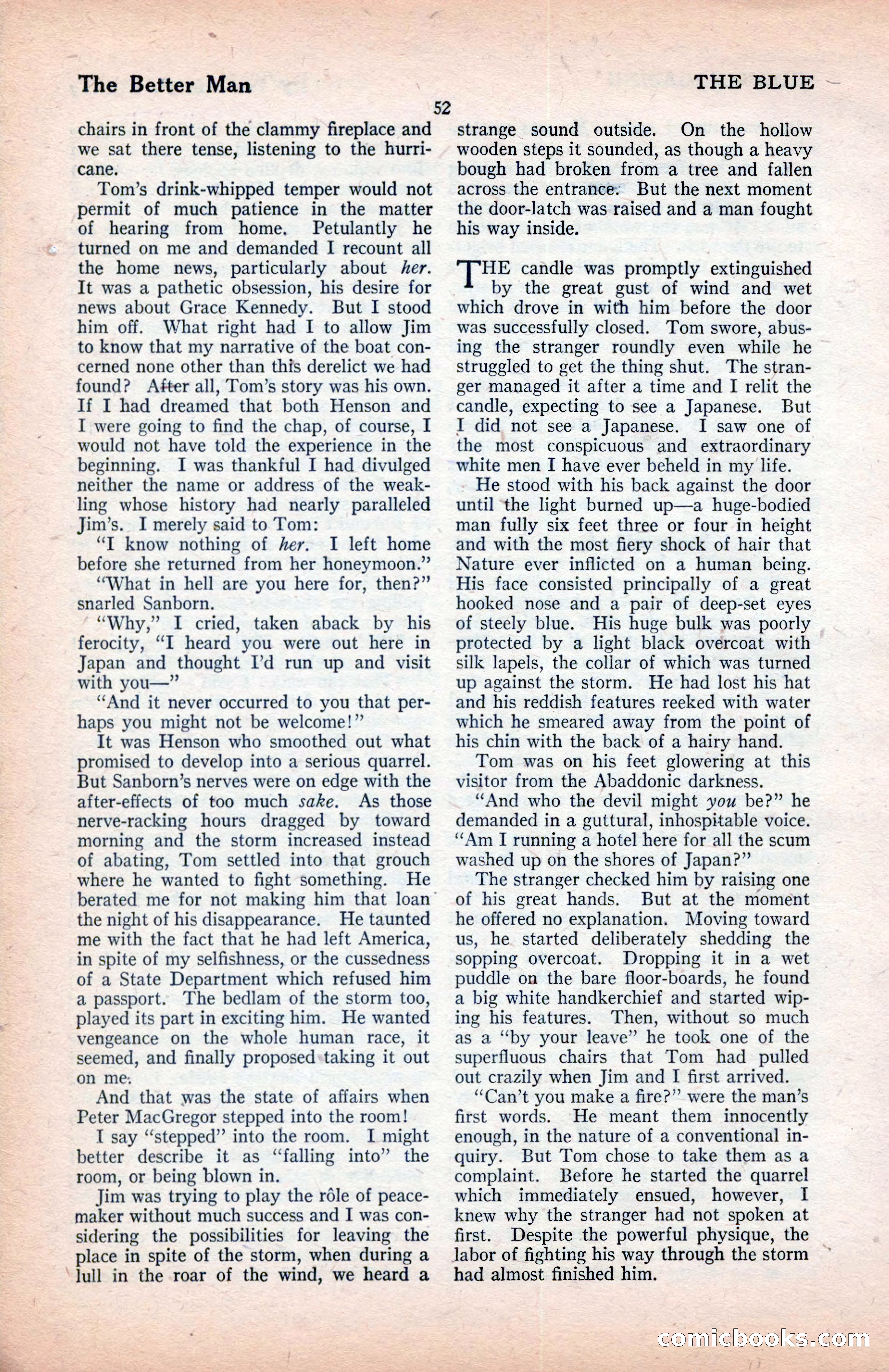 The Blue Book Magazine, January 1922 — page 58 of 208
