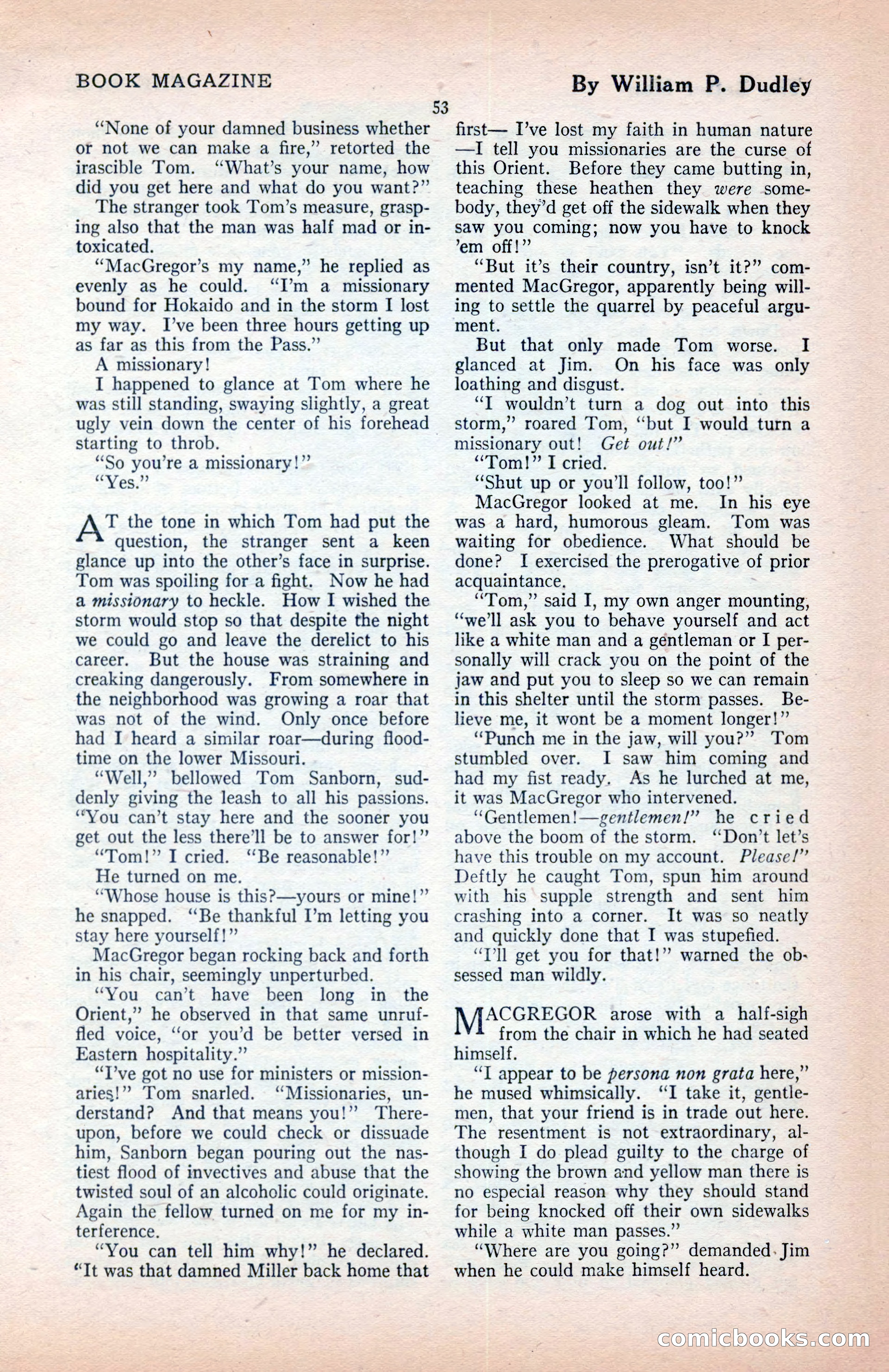 The Blue Book Magazine, January 1922 — page 59 of 208