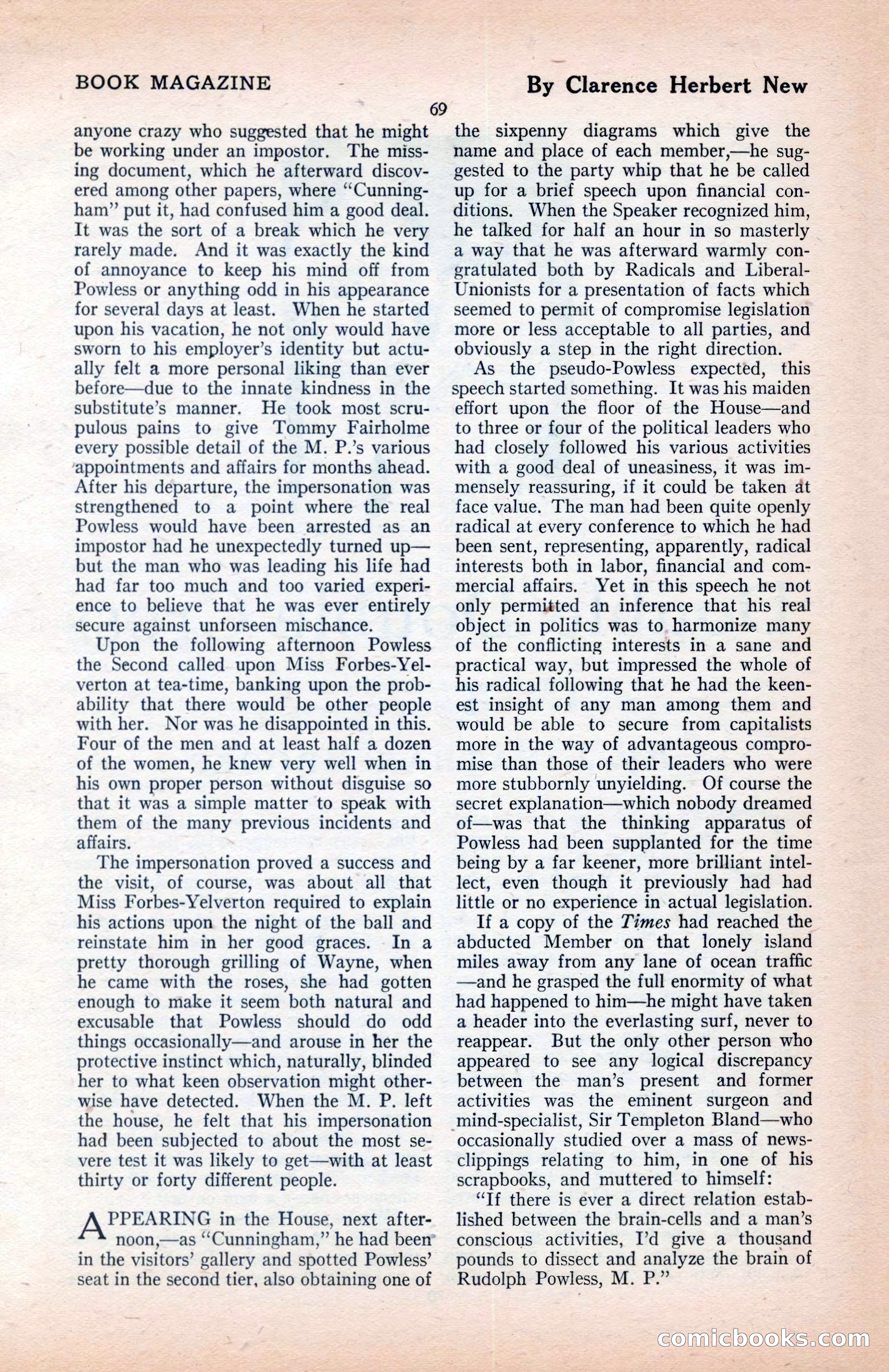 The Blue Book Magazine, January 1922 — page 75 of 208