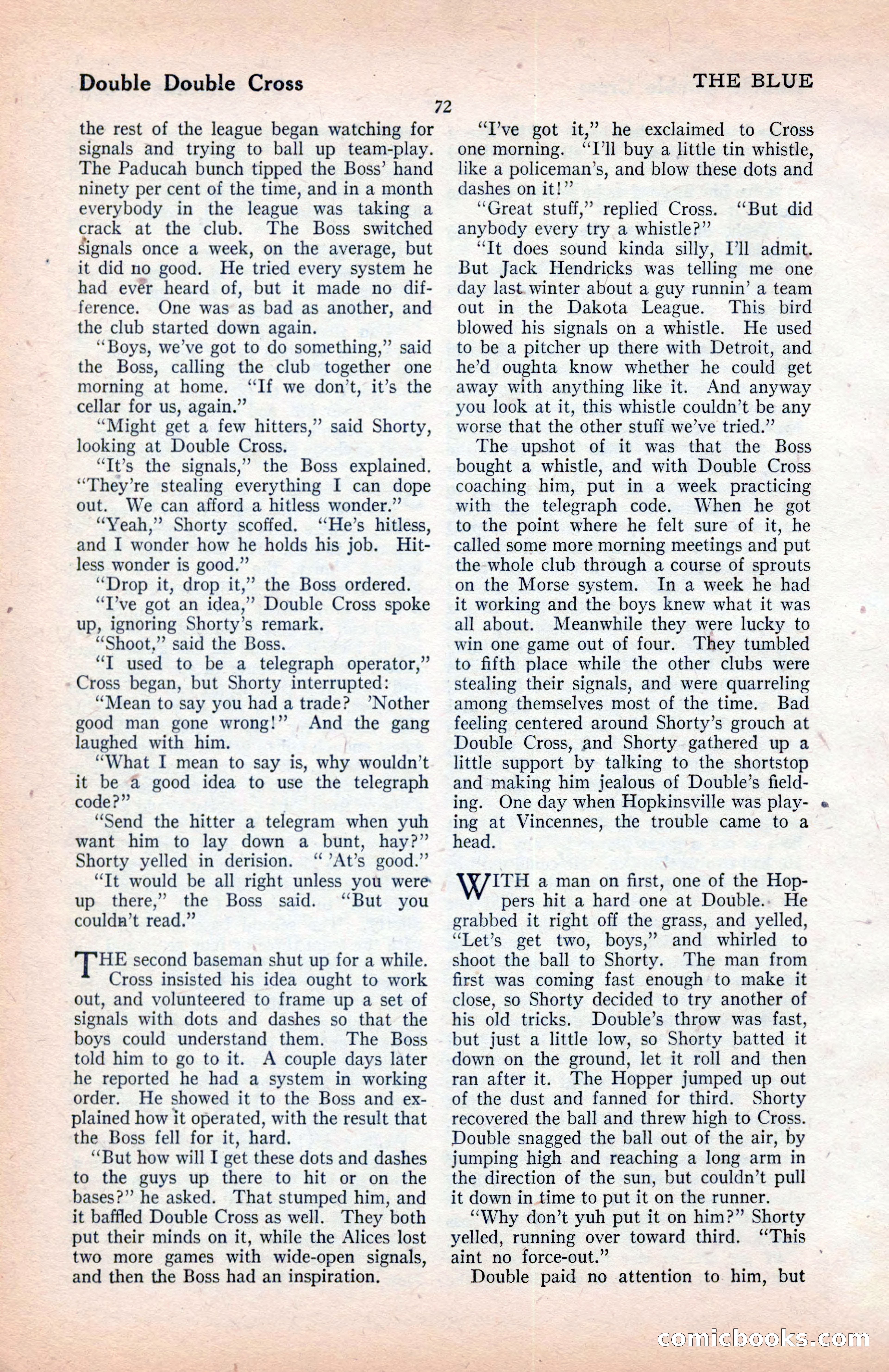 The Blue Book Magazine, January 1922 — page 78 of 208
