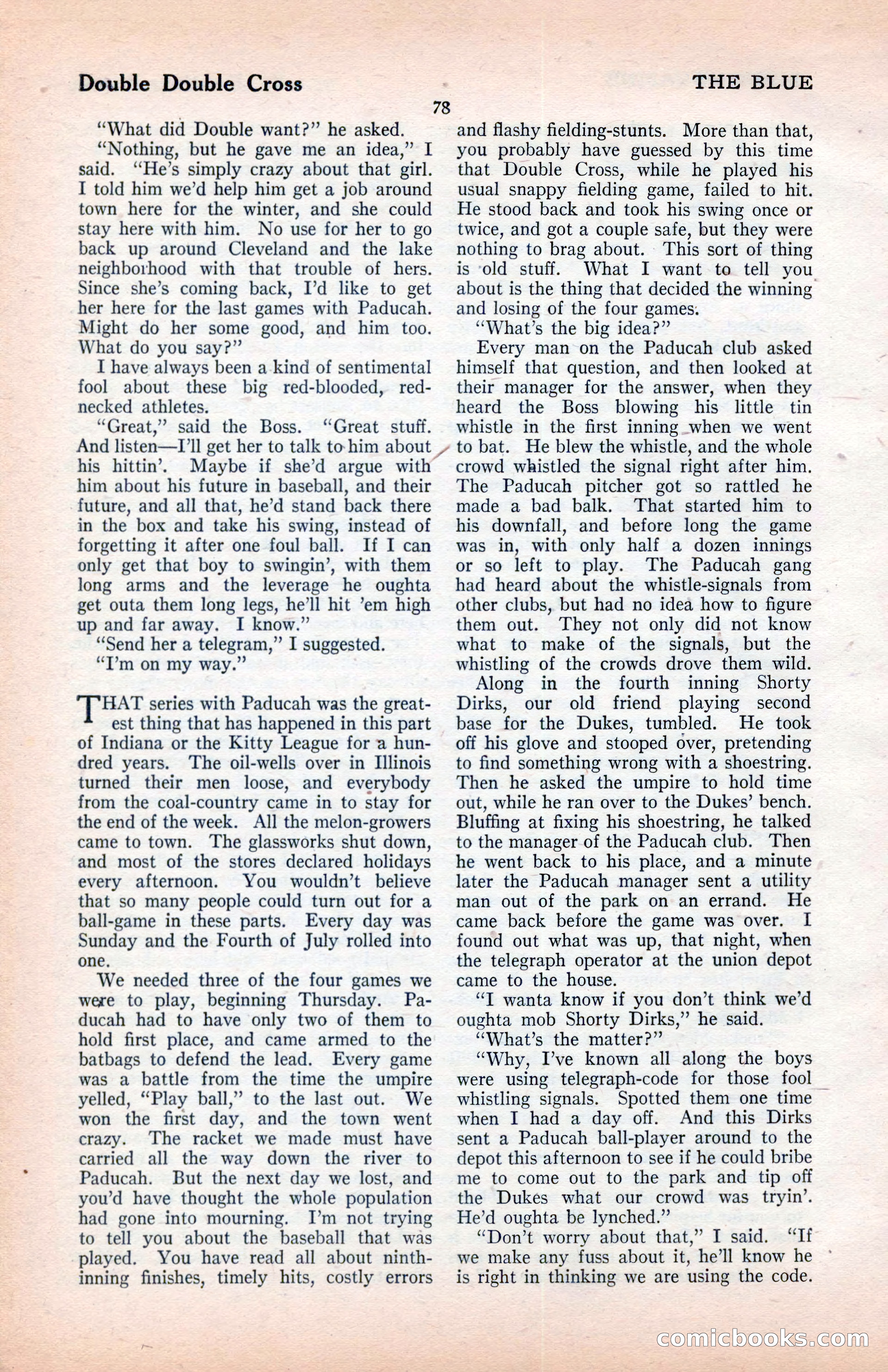 The Blue Book Magazine, January 1922 — page 84 of 208