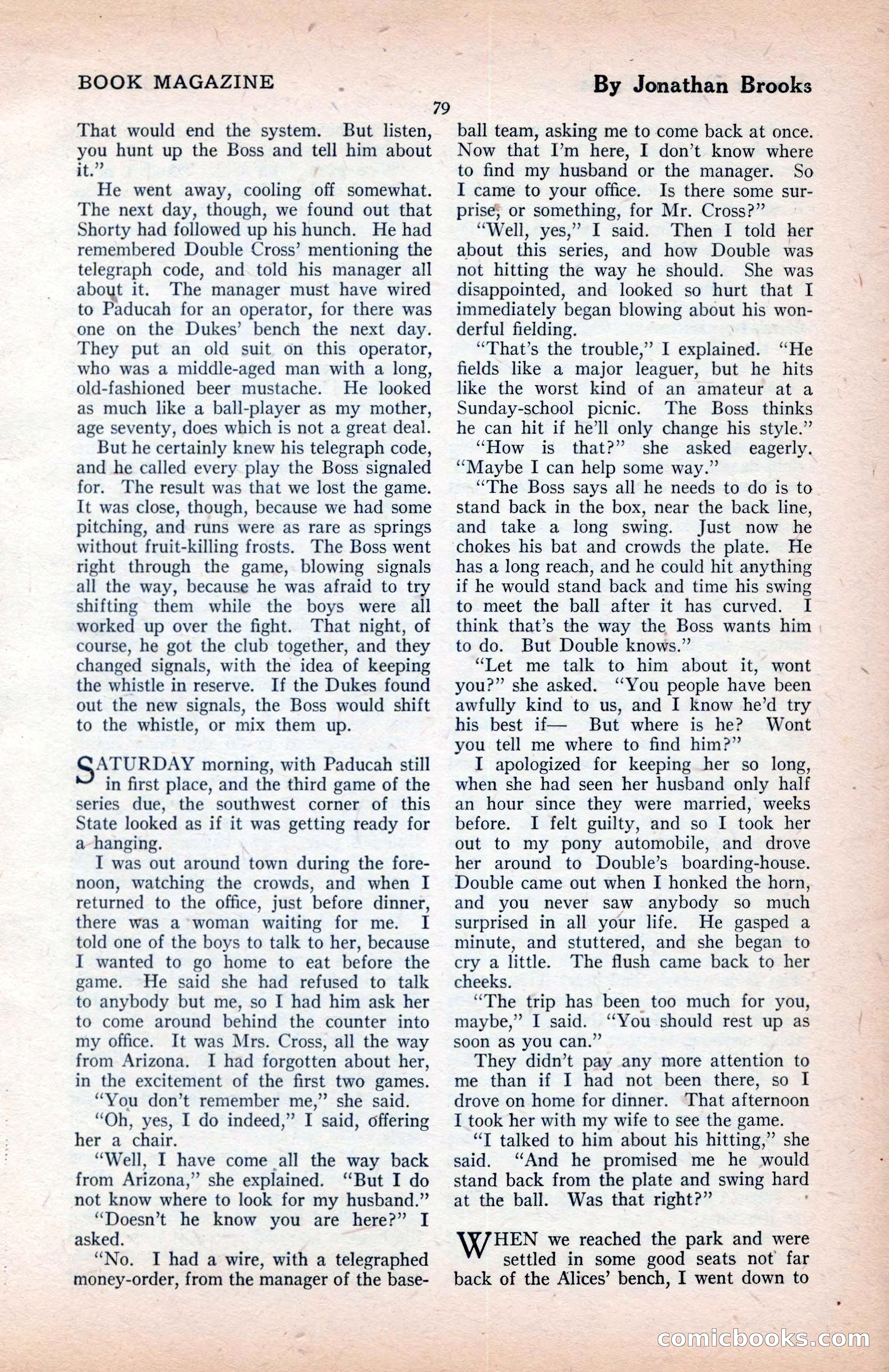 The Blue Book Magazine, January 1922 — page 85 of 208