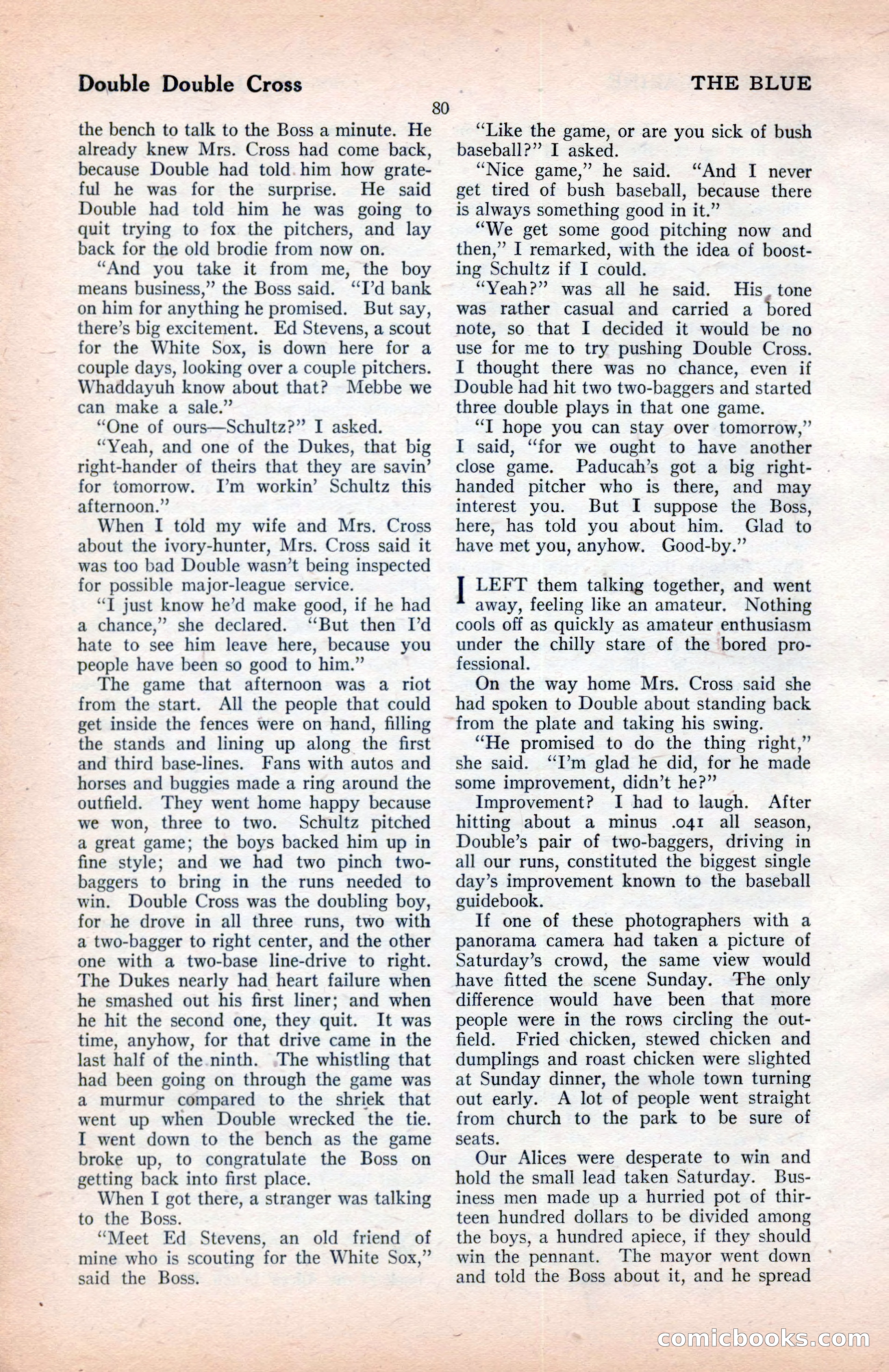 The Blue Book Magazine, January 1922 — page 86 of 208
