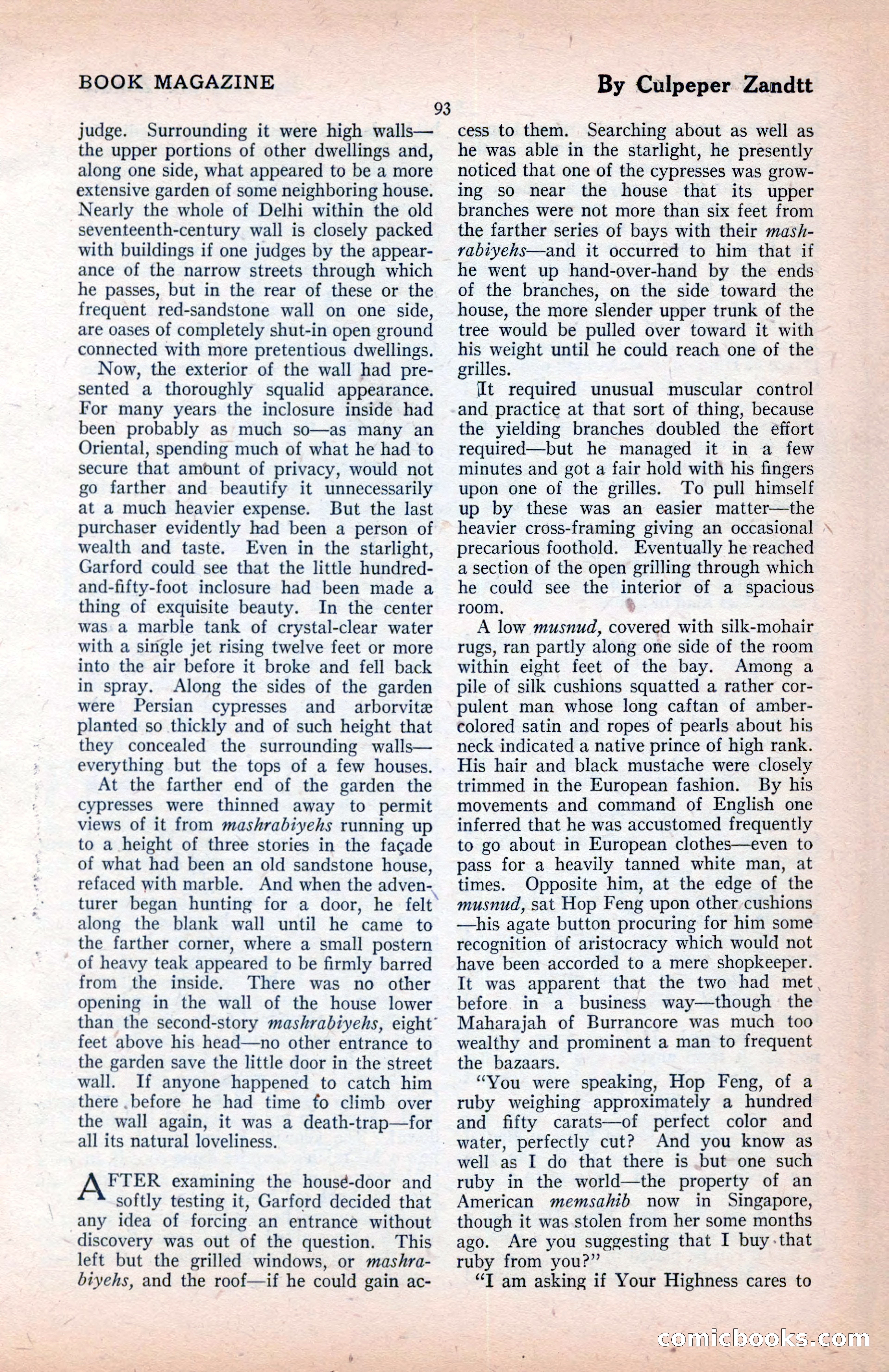 The Blue Book Magazine, January 1922 — page 99 of 208