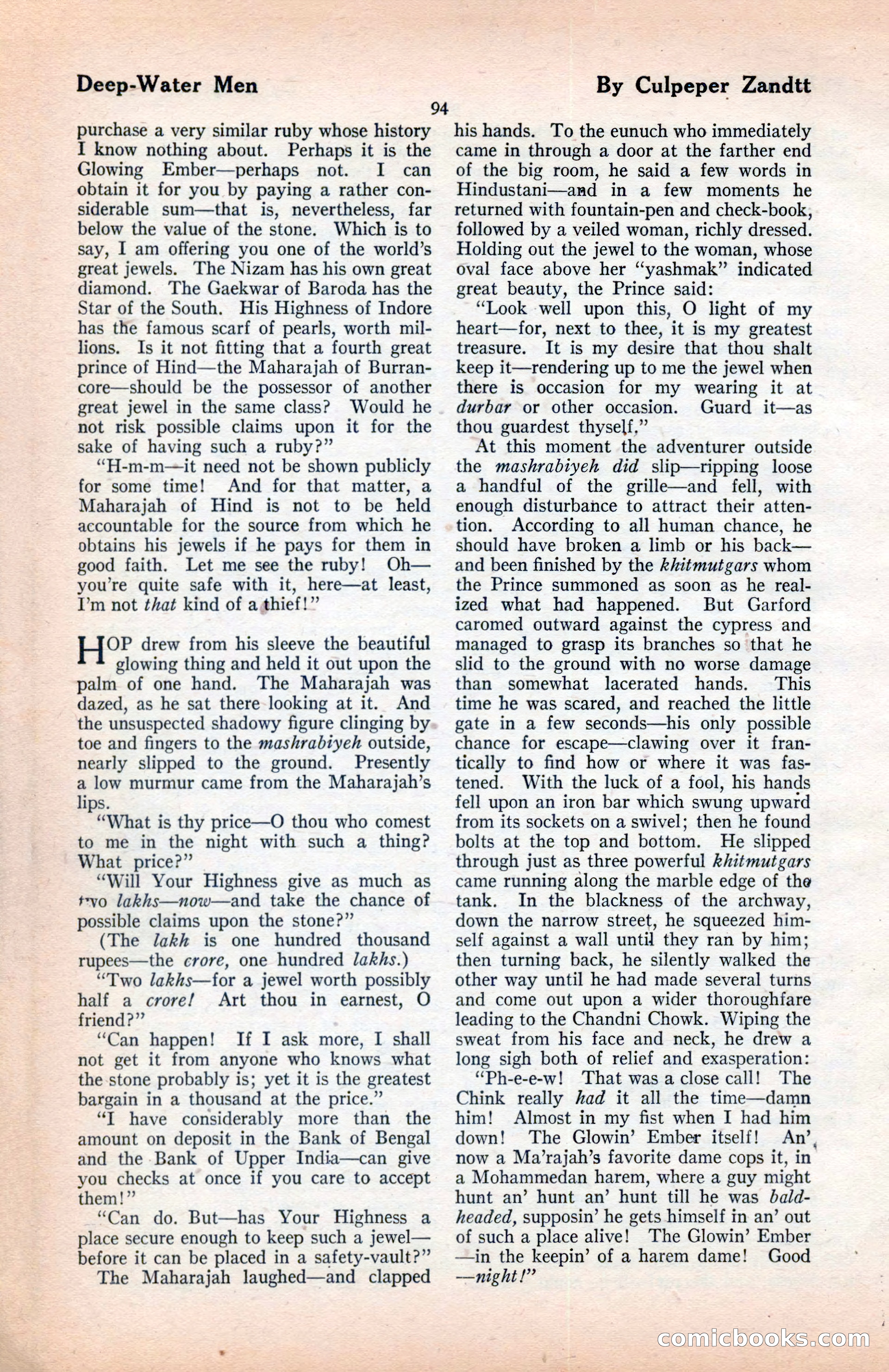 The Blue Book Magazine, January 1922 — page 100 of 208