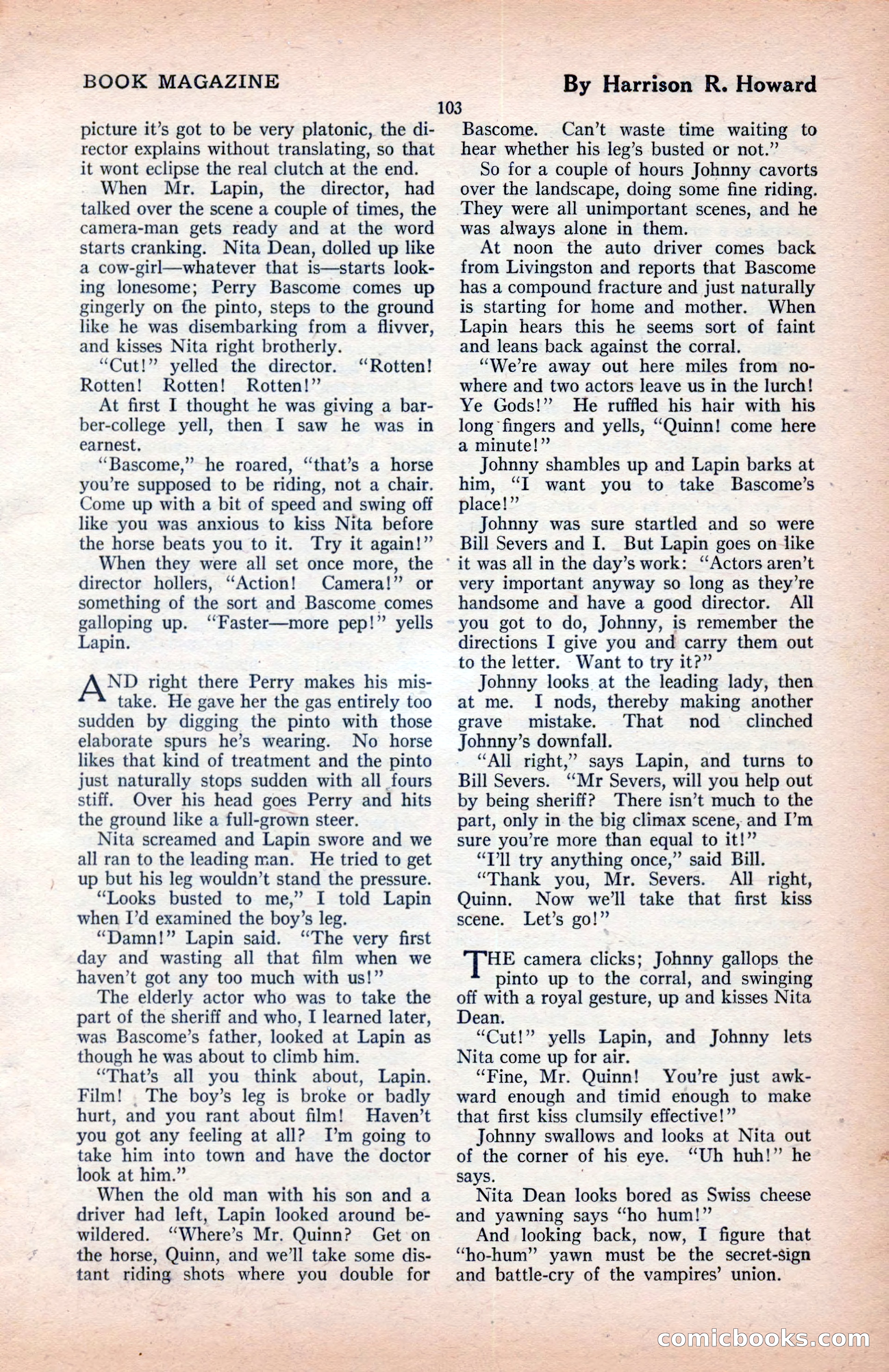 The Blue Book Magazine, January 1922 — page 109 of 208