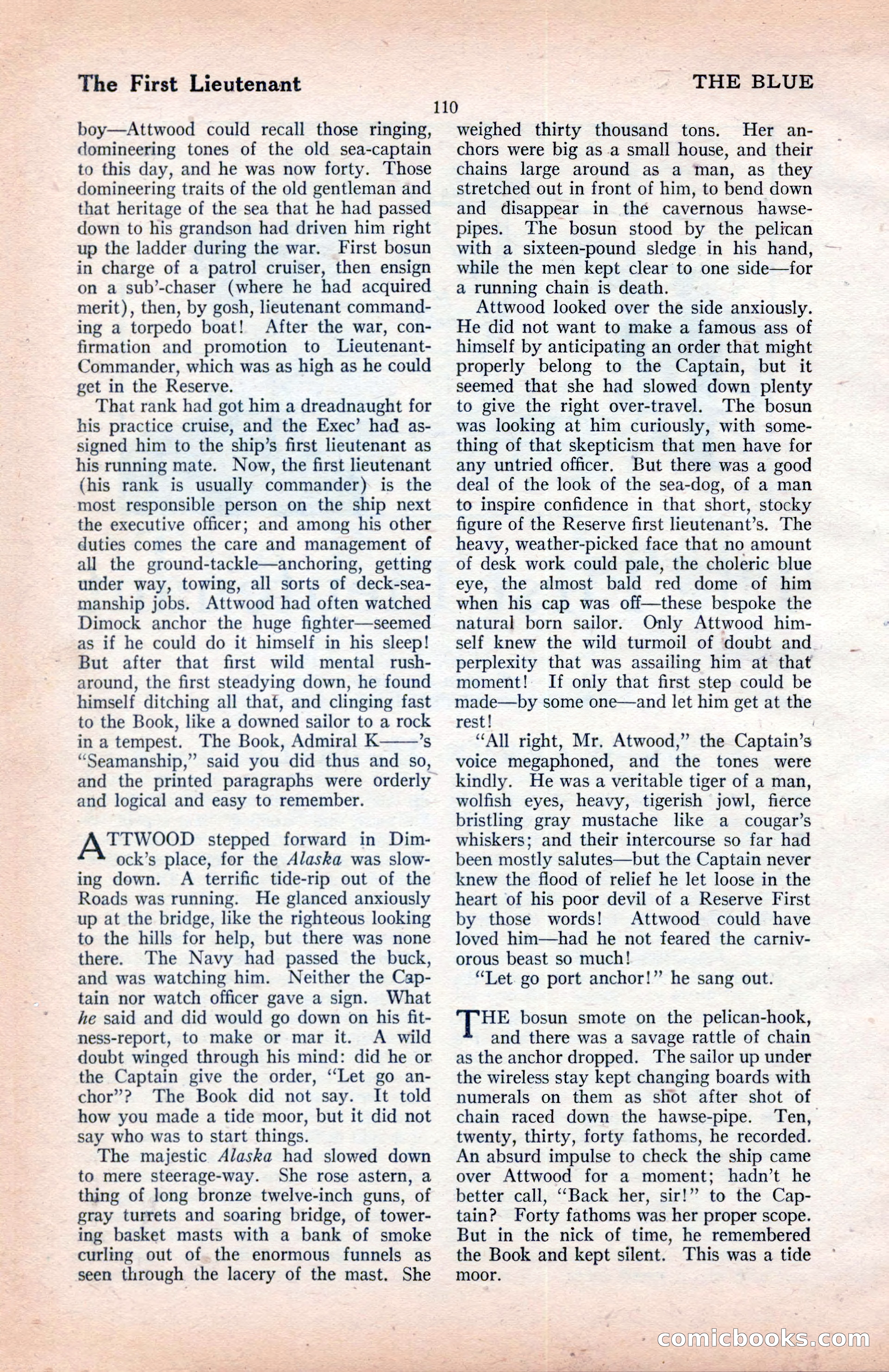 The Blue Book Magazine, January 1922 — page 116 of 208