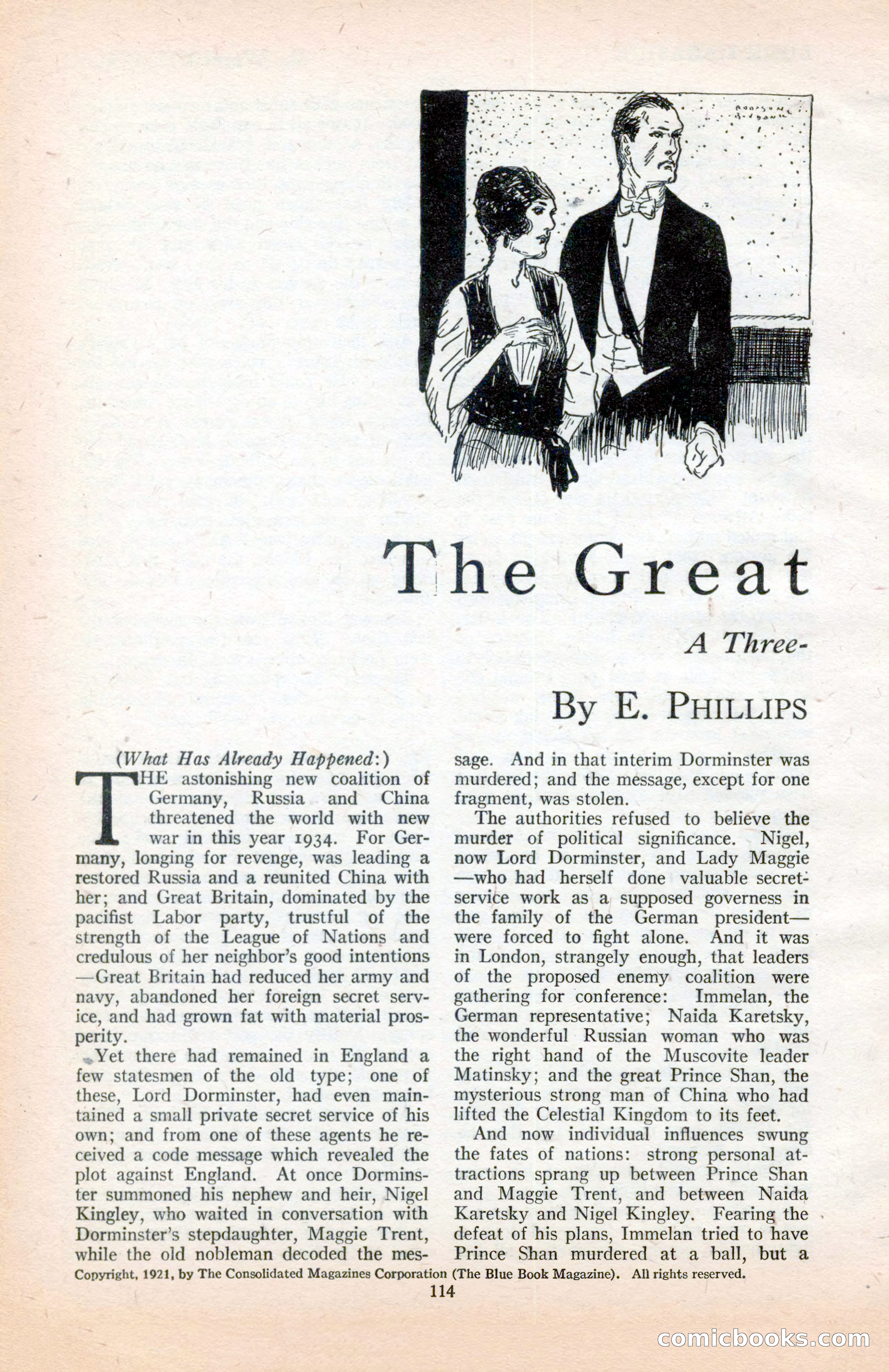 The Blue Book Magazine, January 1922 — page 120 of 208