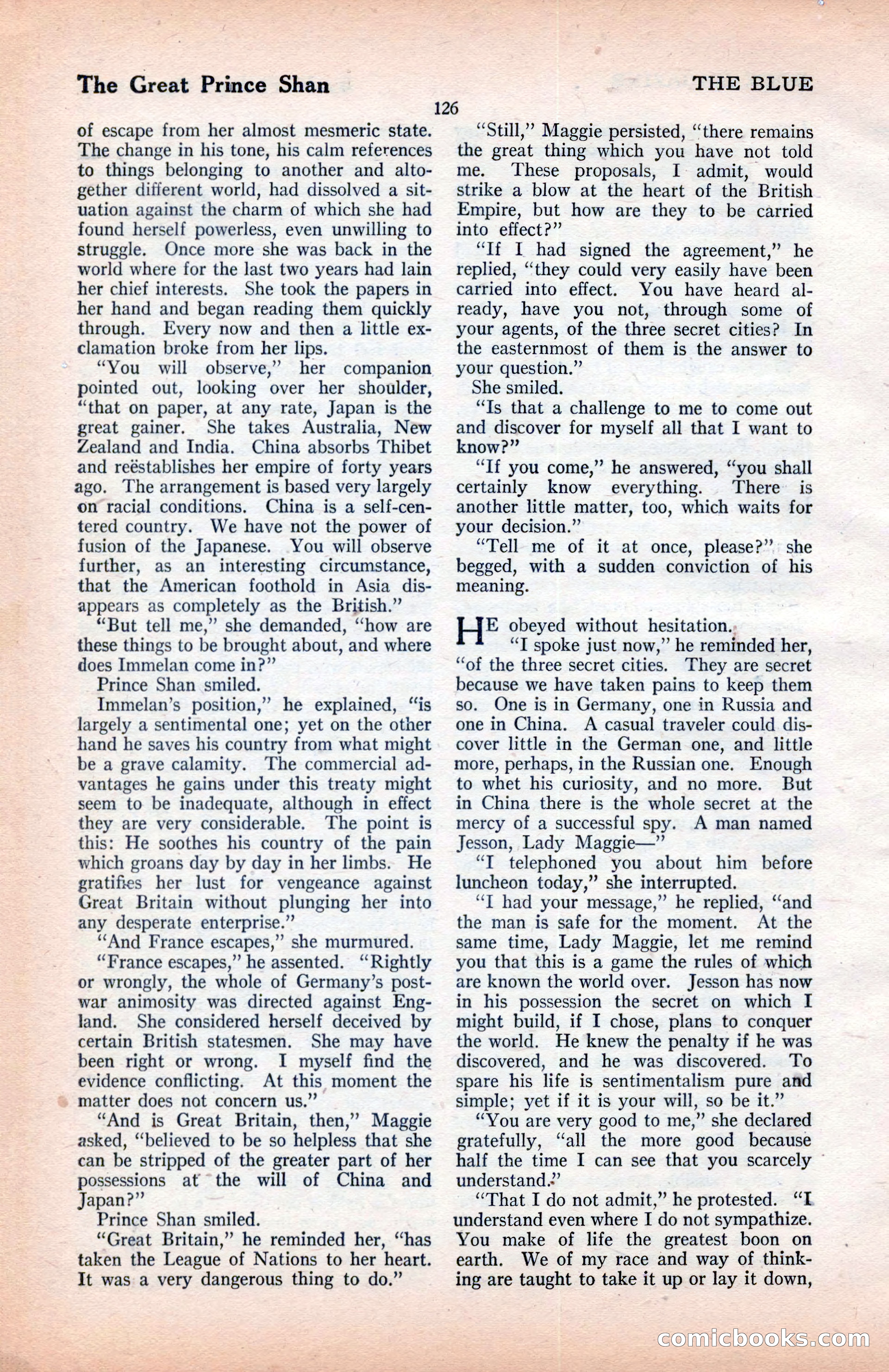 The Blue Book Magazine, January 1922 — page 132 of 208