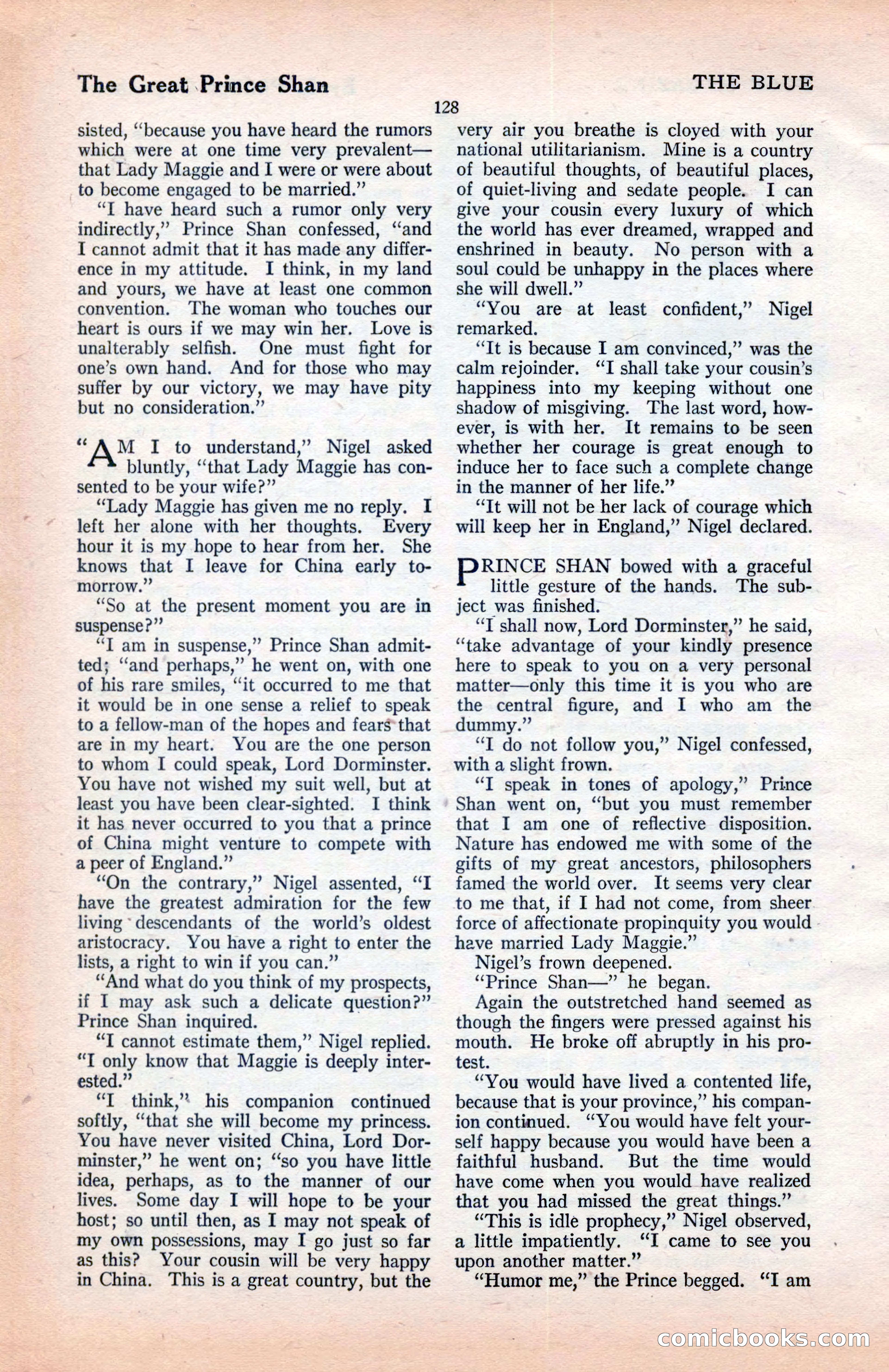 The Blue Book Magazine, January 1922 — page 134 of 208