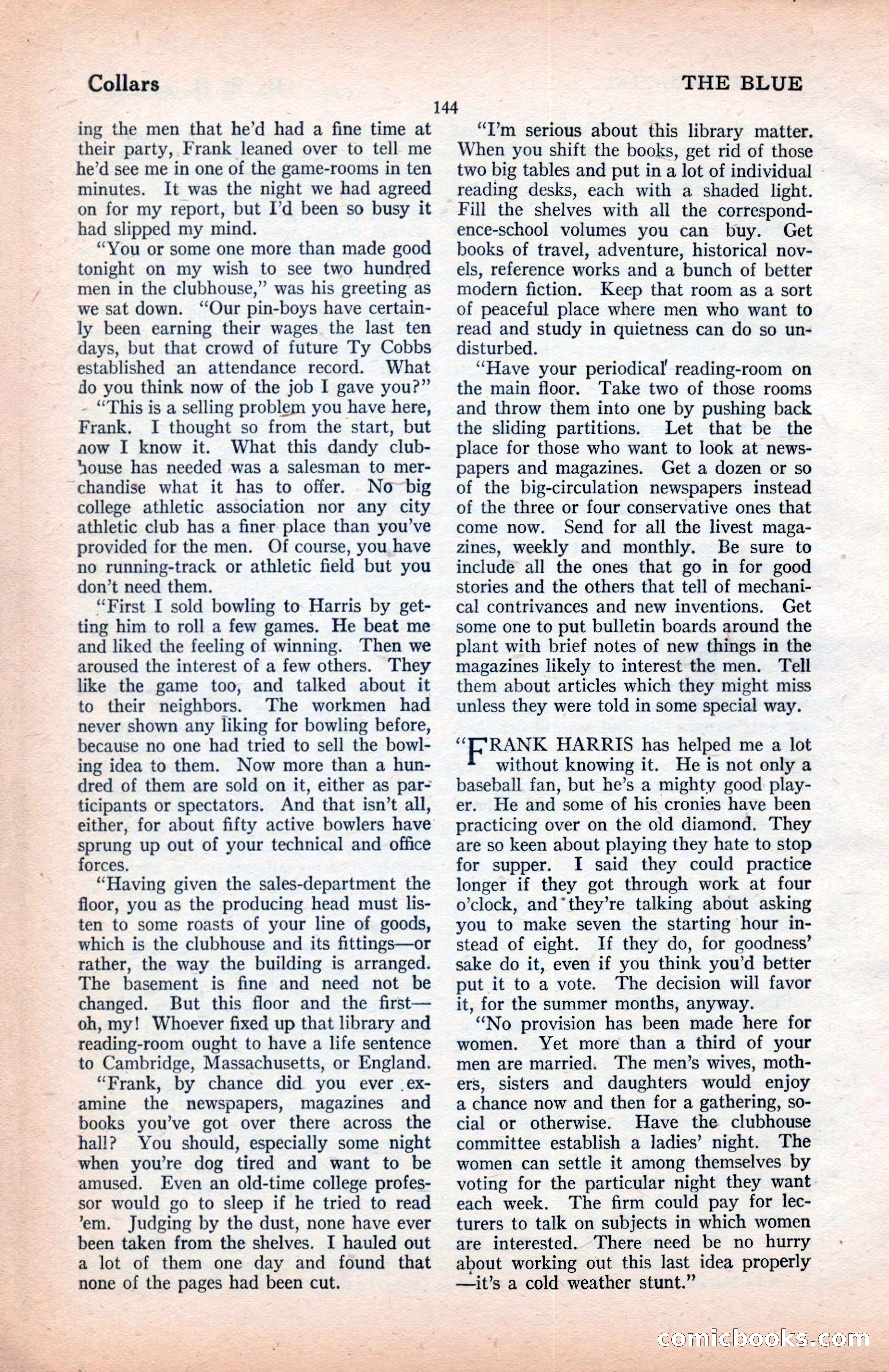 The Blue Book Magazine, January 1922 — page 150 of 208