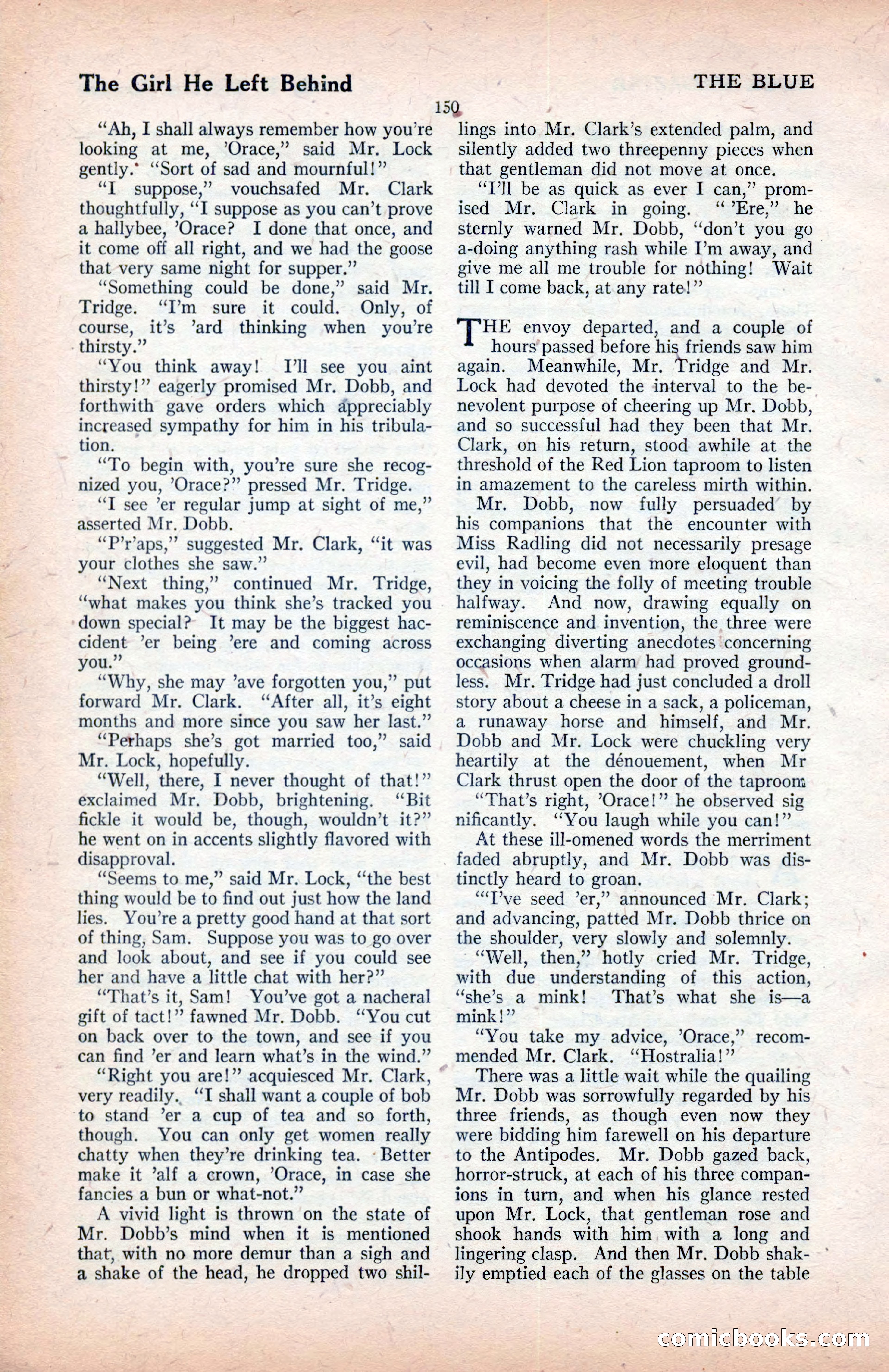 The Blue Book Magazine, January 1922 — page 156 of 208