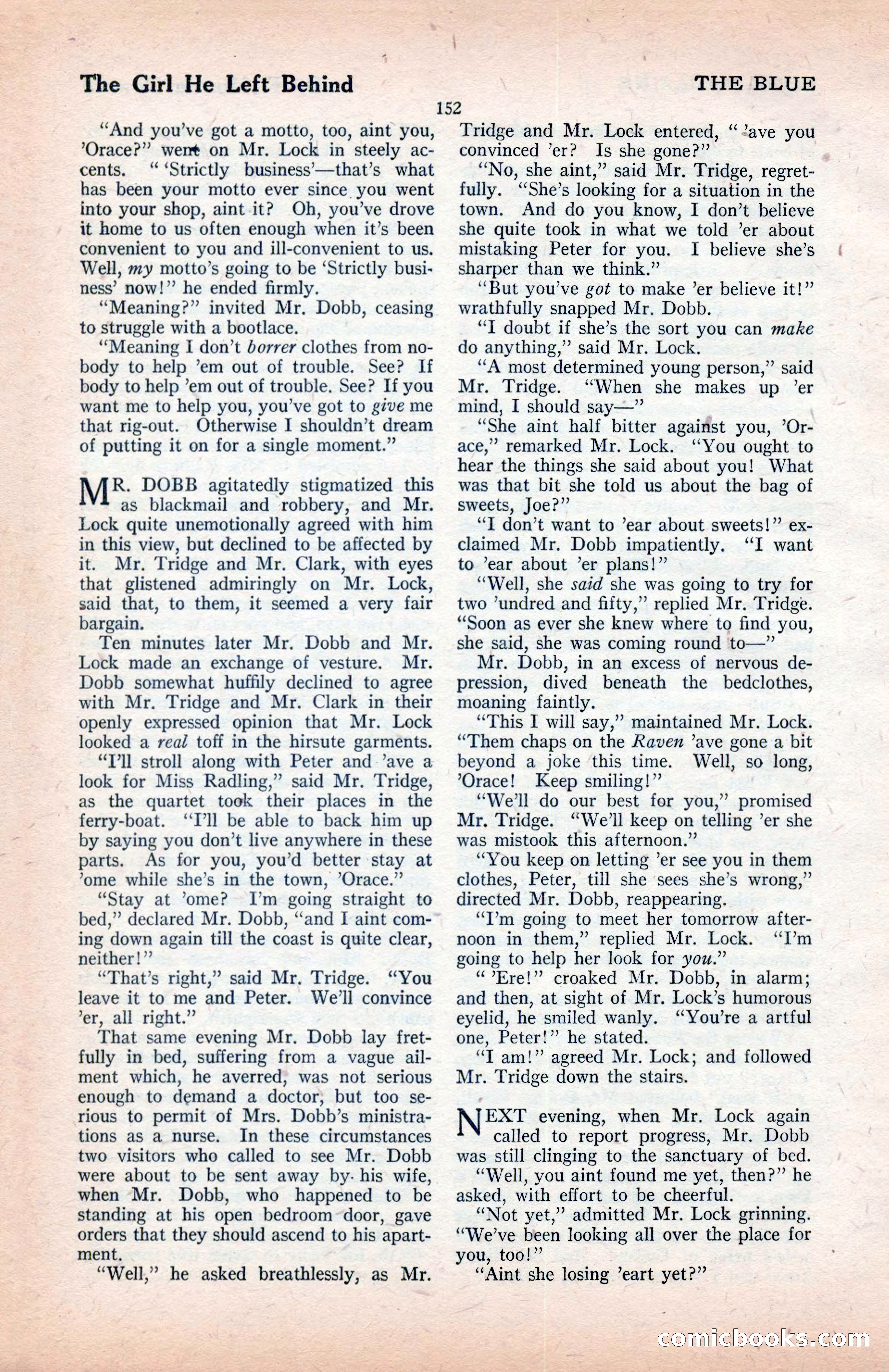 The Blue Book Magazine, January 1922 — page 158 of 208