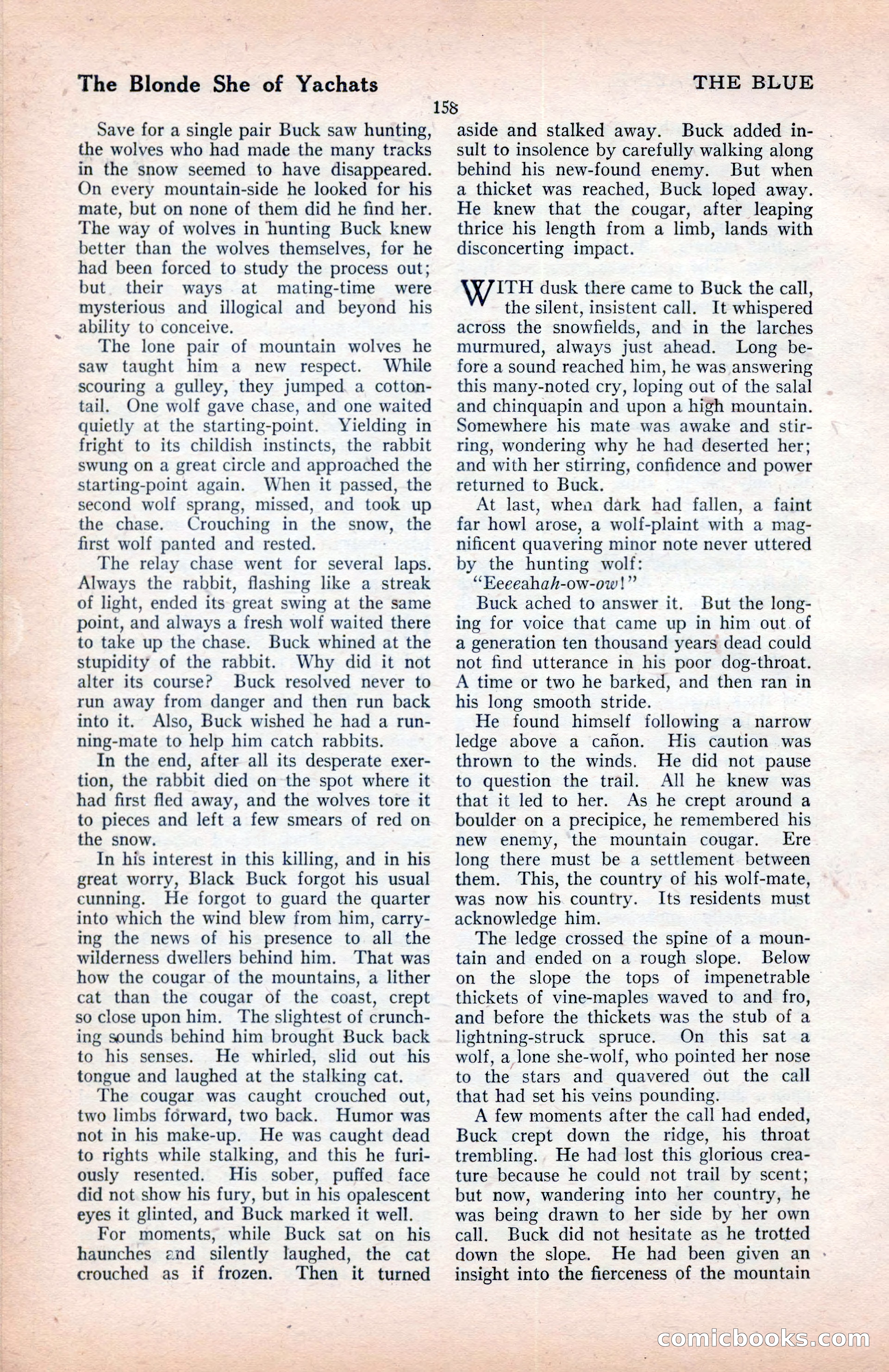 The Blue Book Magazine, January 1922 — page 164 of 208
