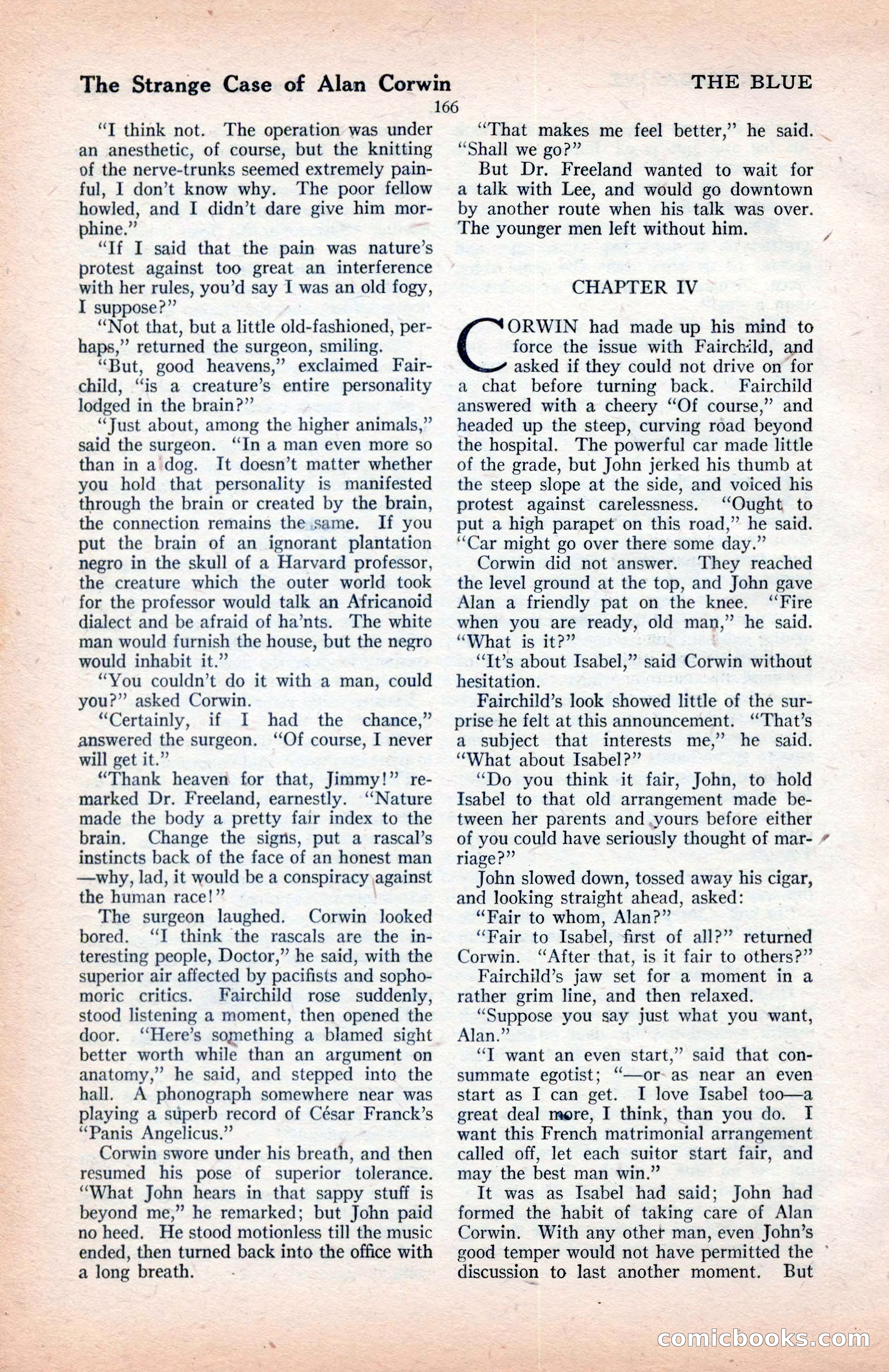 The Blue Book Magazine, January 1922 — page 172 of 208