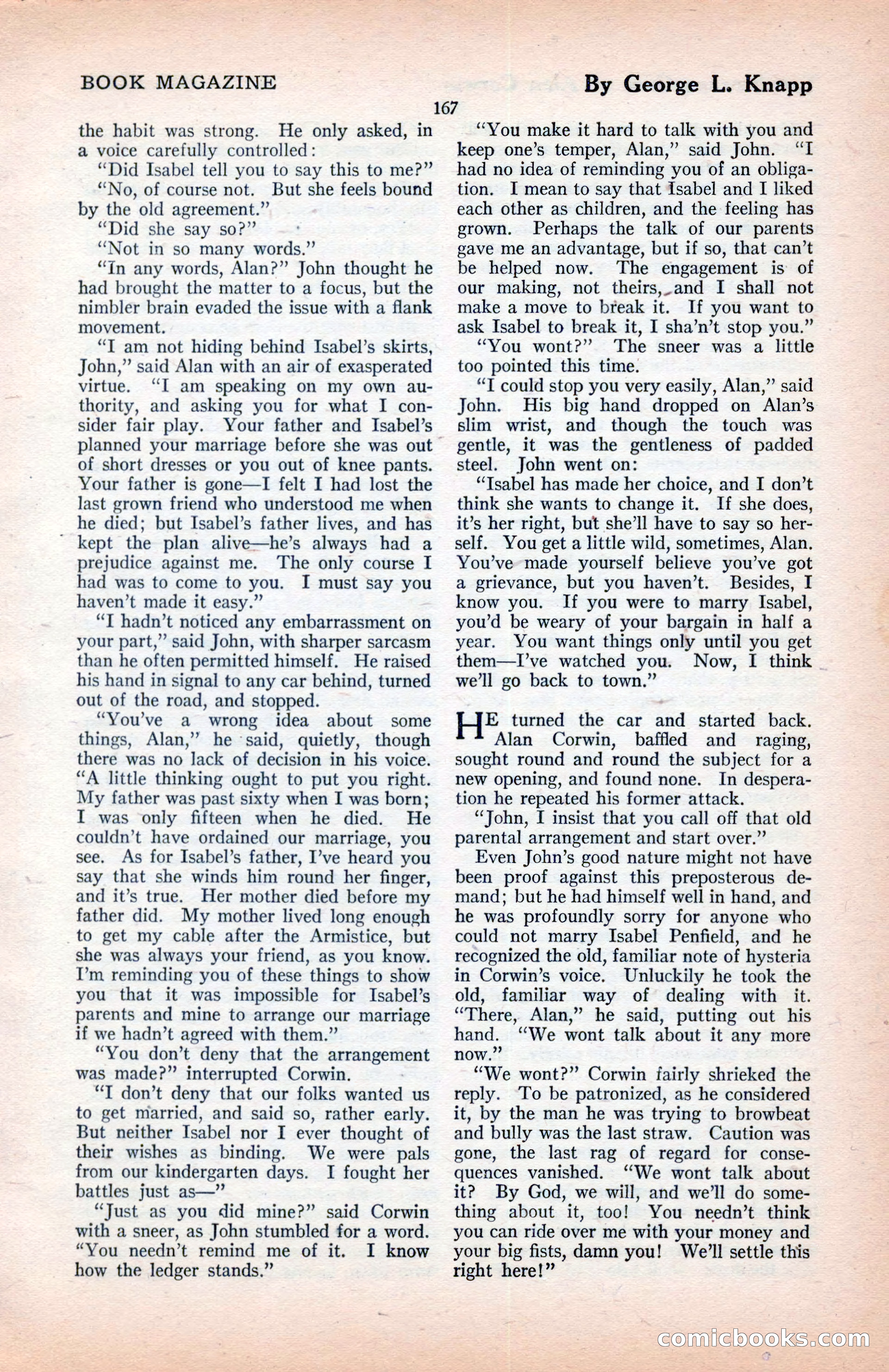 The Blue Book Magazine, January 1922 — page 173 of 208